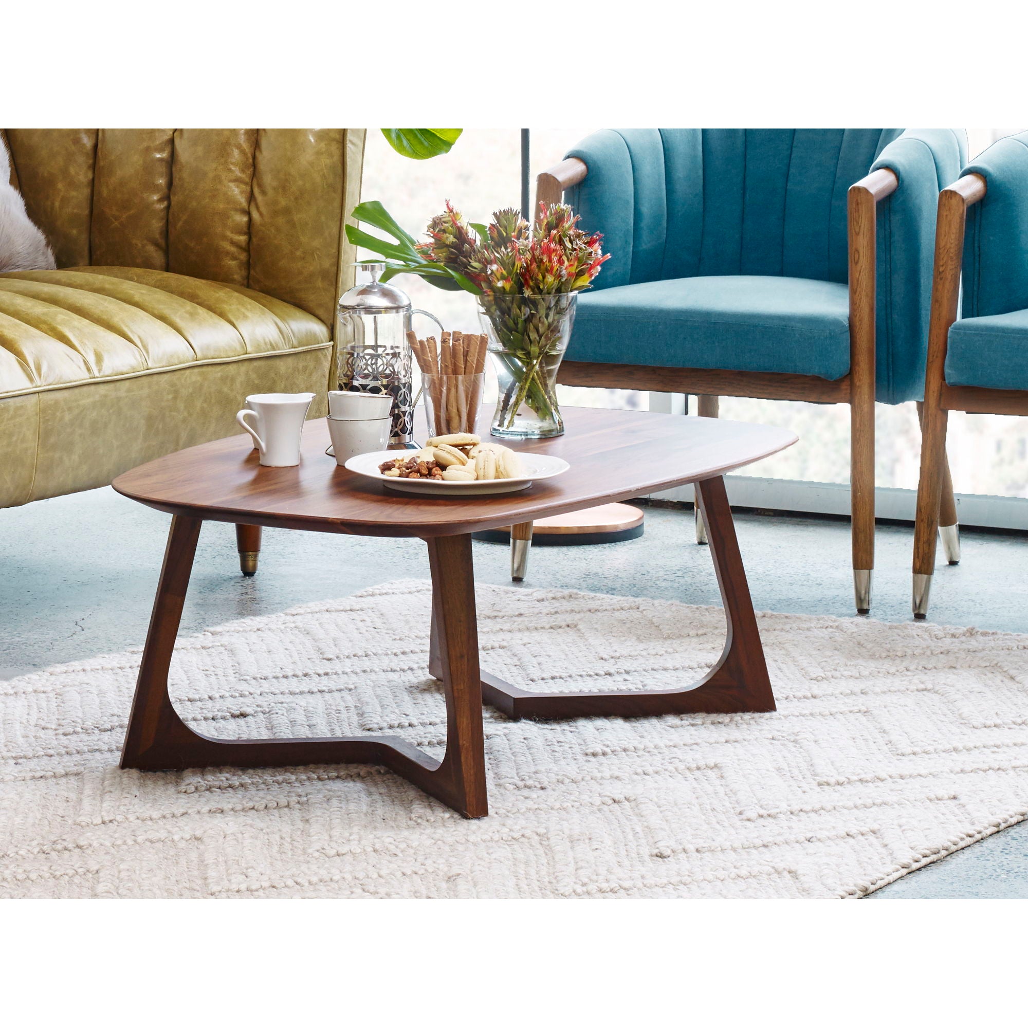 Godenza - Small Coffee Table - Natural Walnut - Image 2
