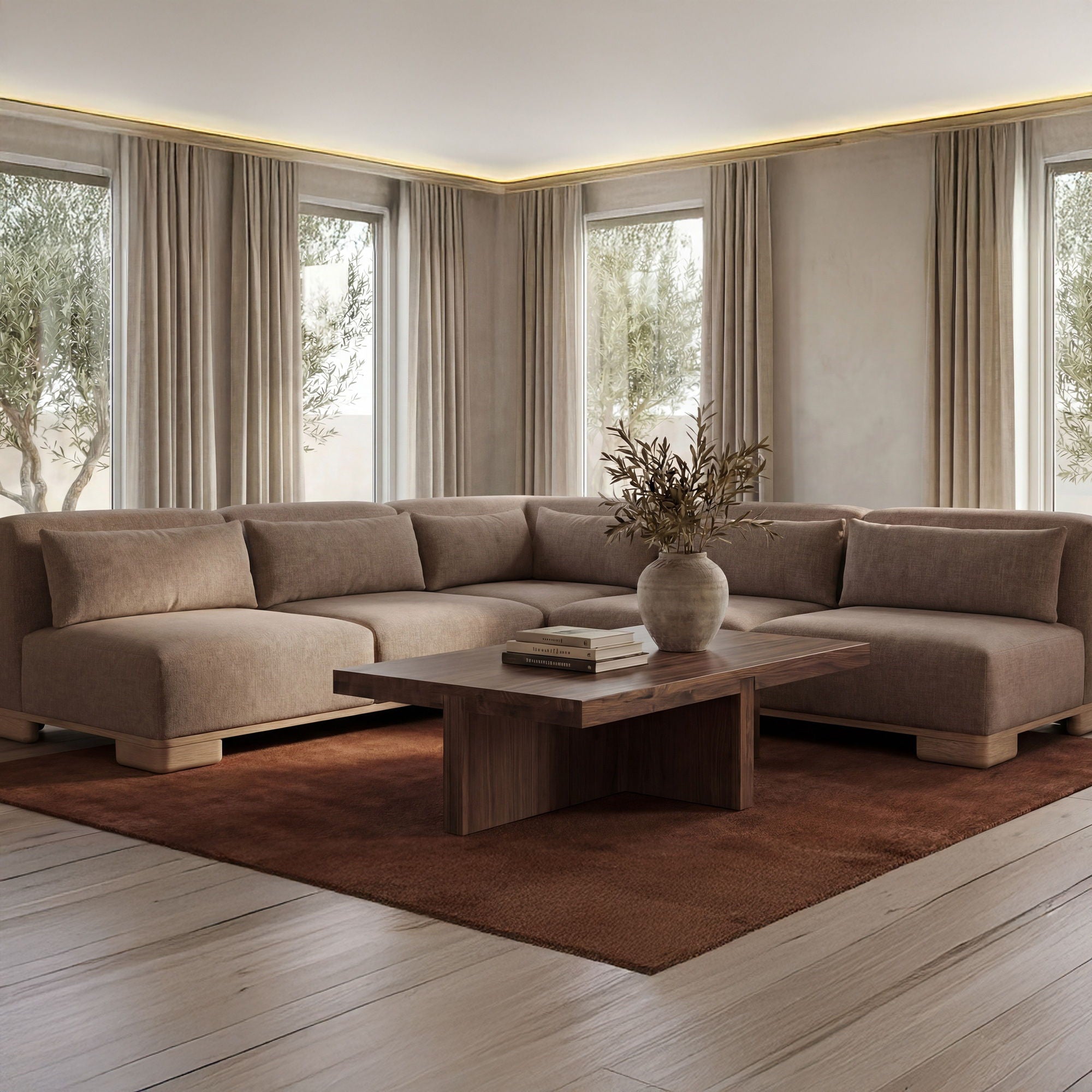 Folke – Coffee Table – Walnut / Brown