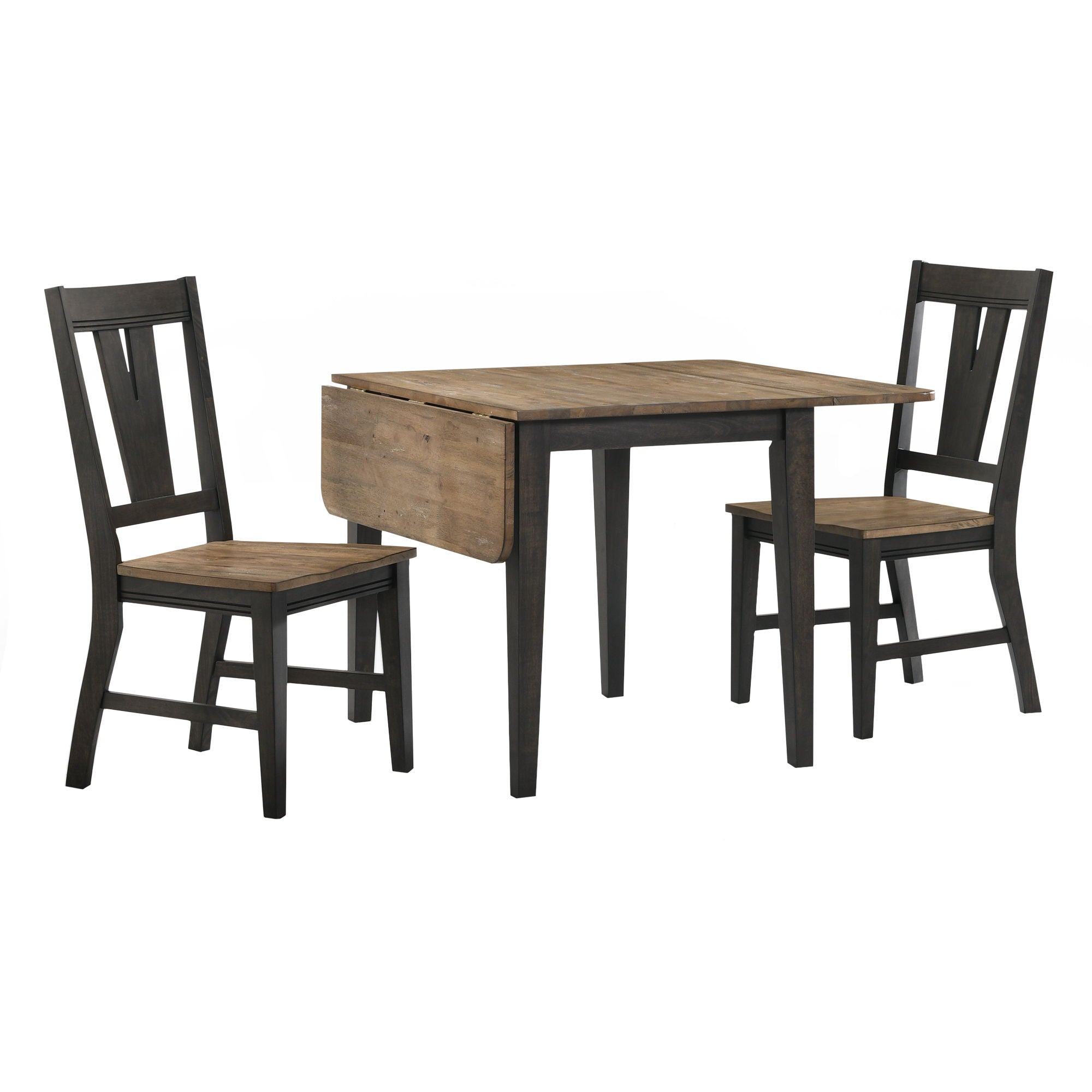 Harper - Drop Leaf Table - Brushed Brown / Pecan - Image 2