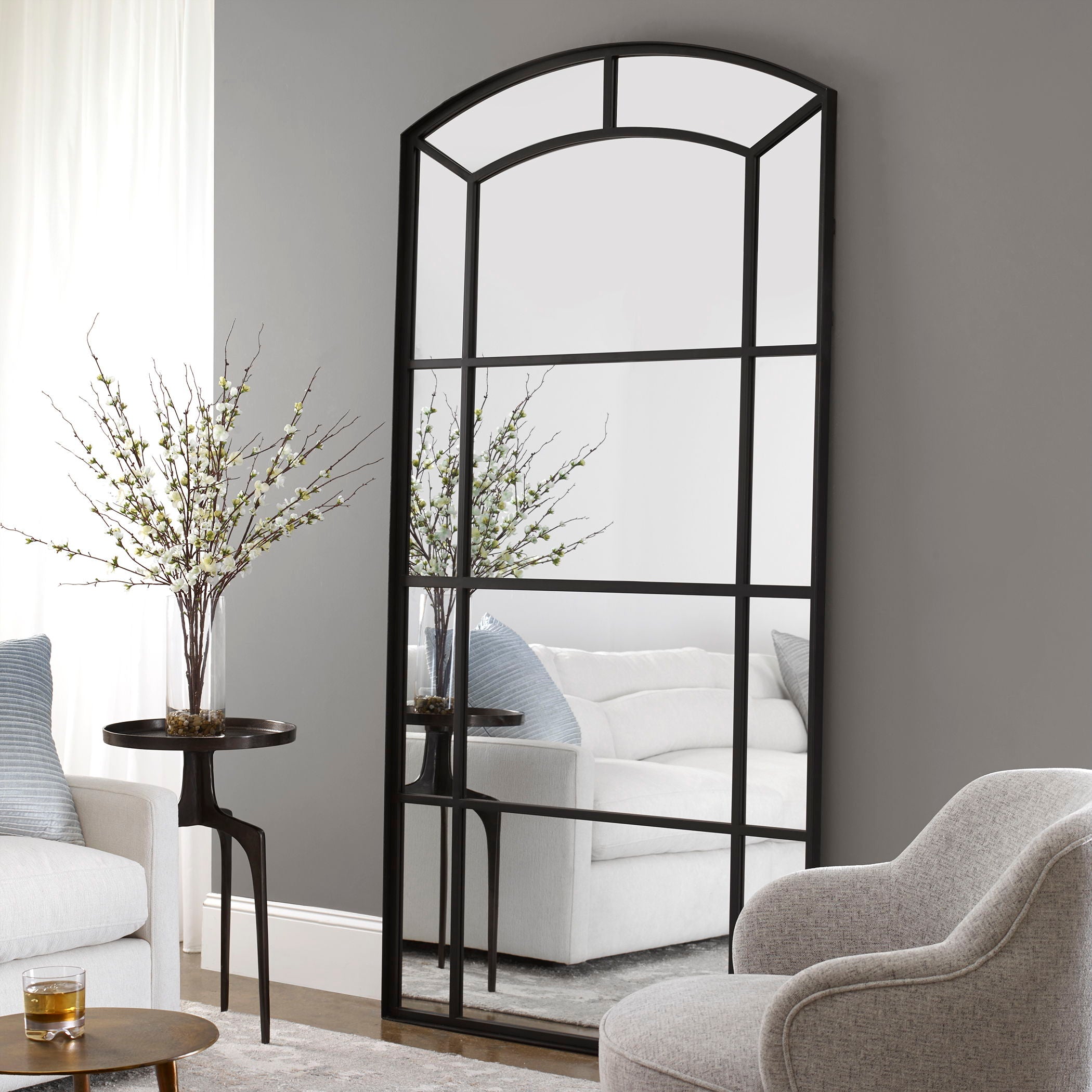 Camber - Oversized Arch Mirror - Black - Image 2