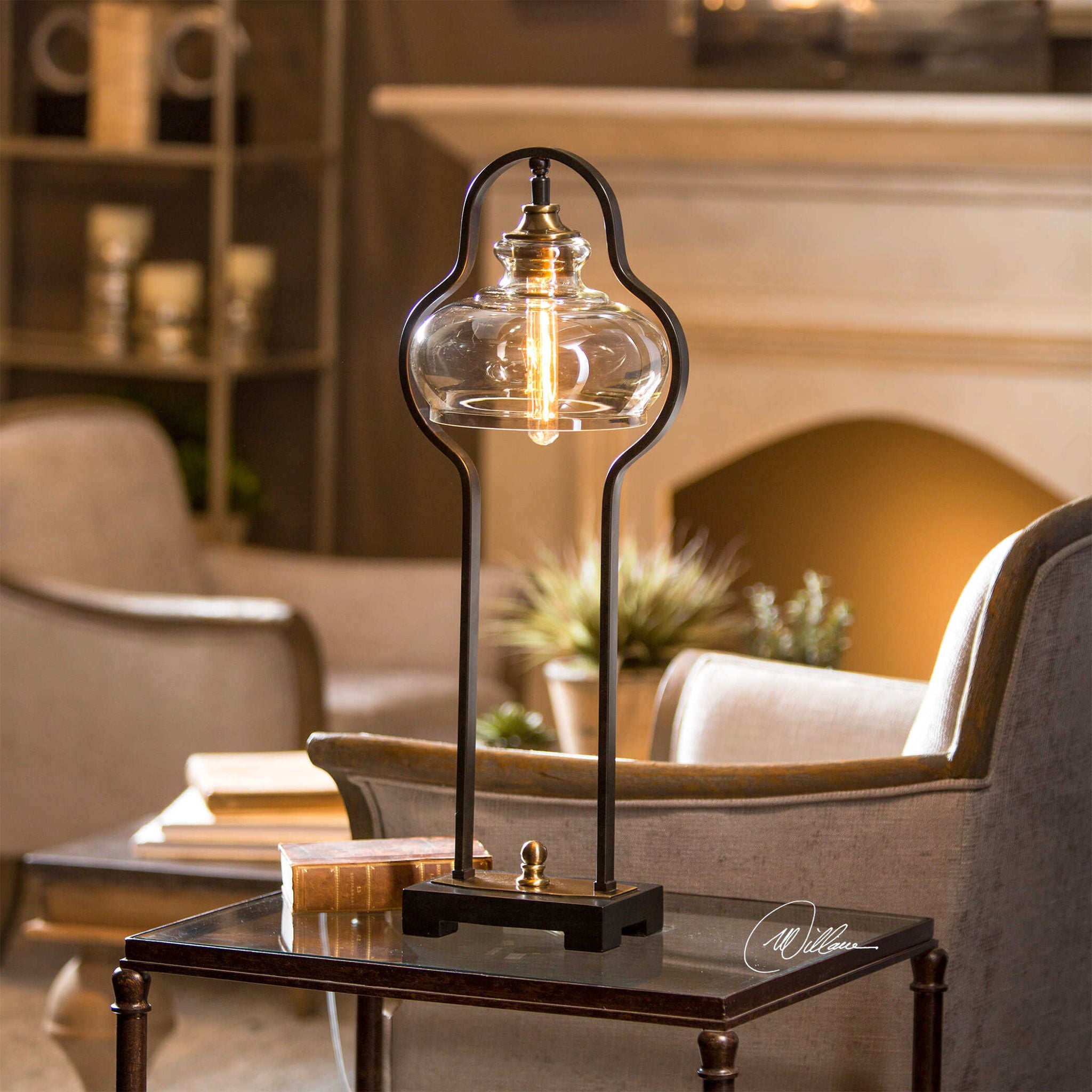 Cotulla - Desk Lamp - Aged Black - Image 2