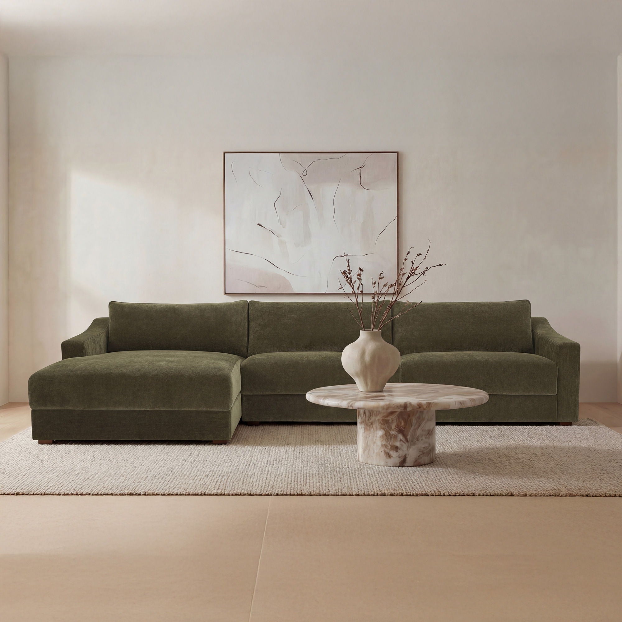 Farrow - Left Sectional - Cedar Green - Image 2