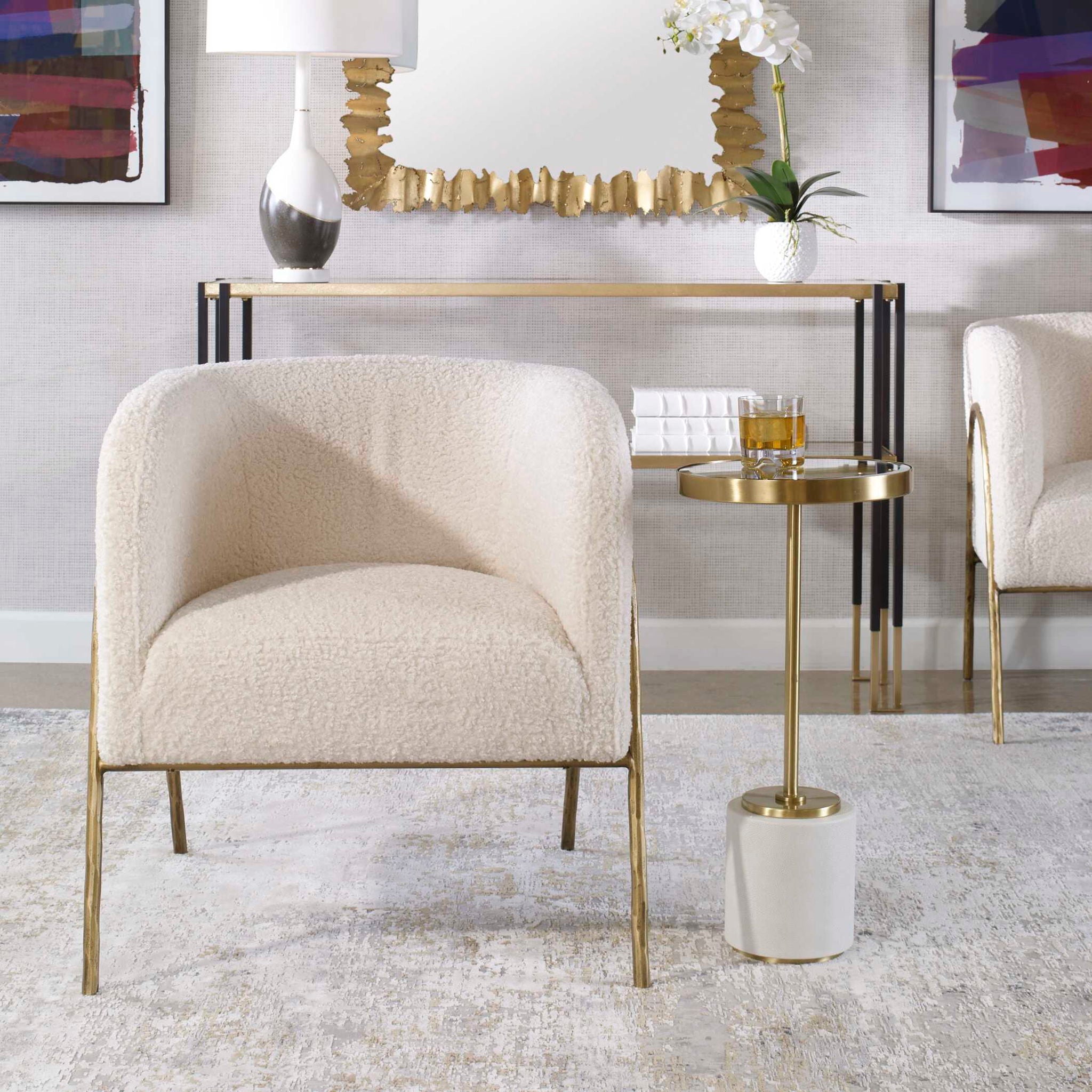 Jacobsen - Shearling Accent Chair - Image 3