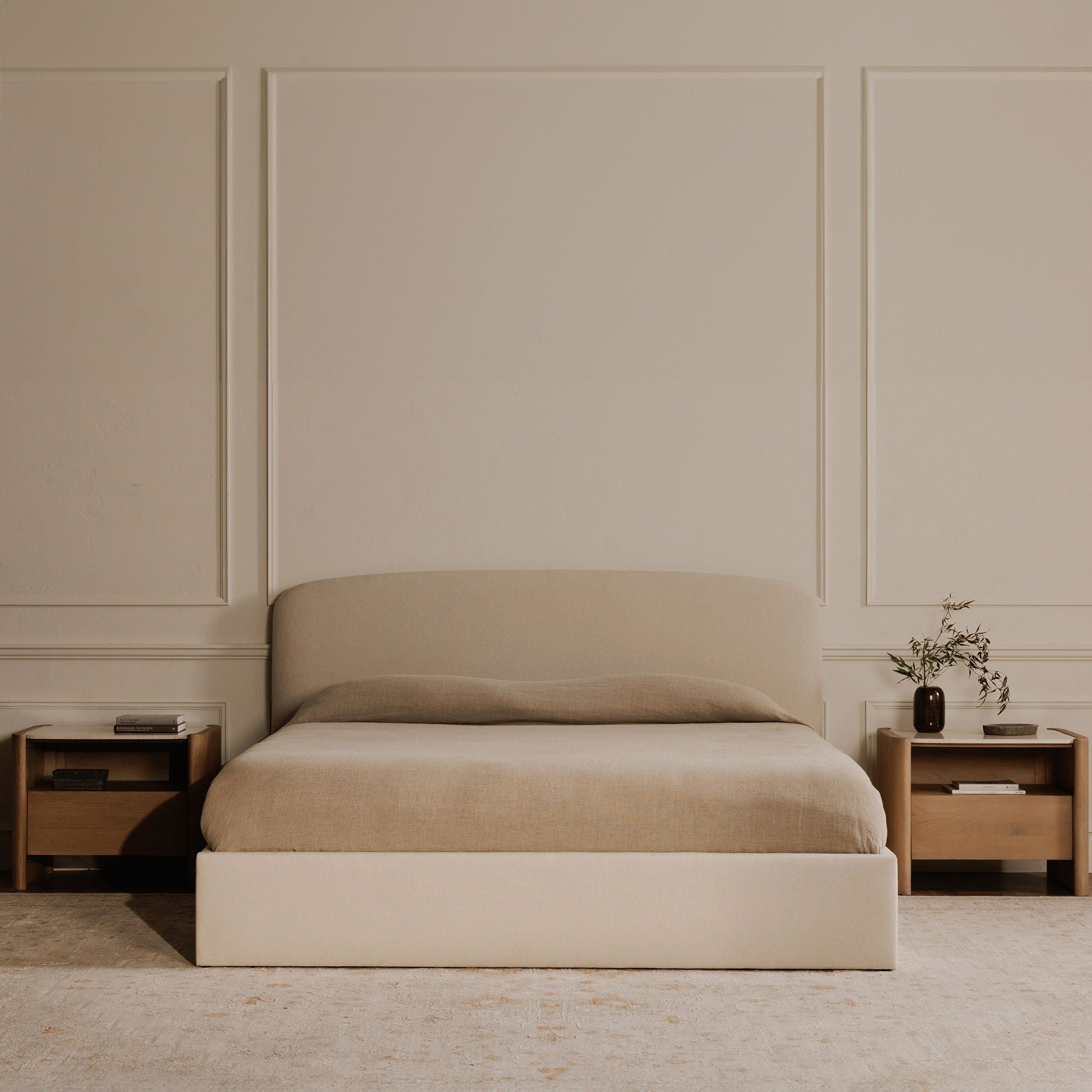 Joan - Queen Storage Bed - Cream - Image 3