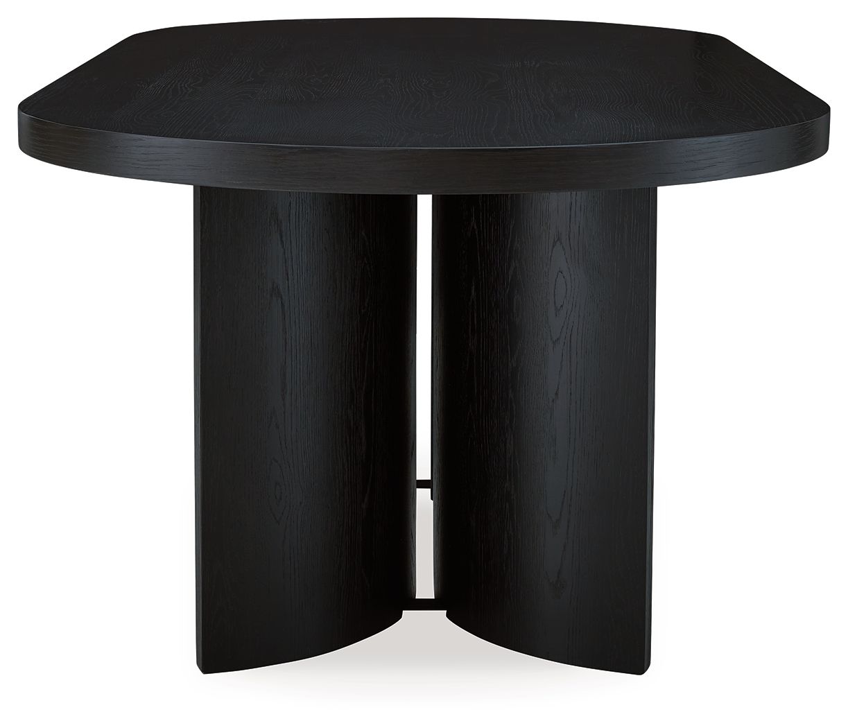 Rowanbeck - Oval Dining Room Table - Black - Image 2