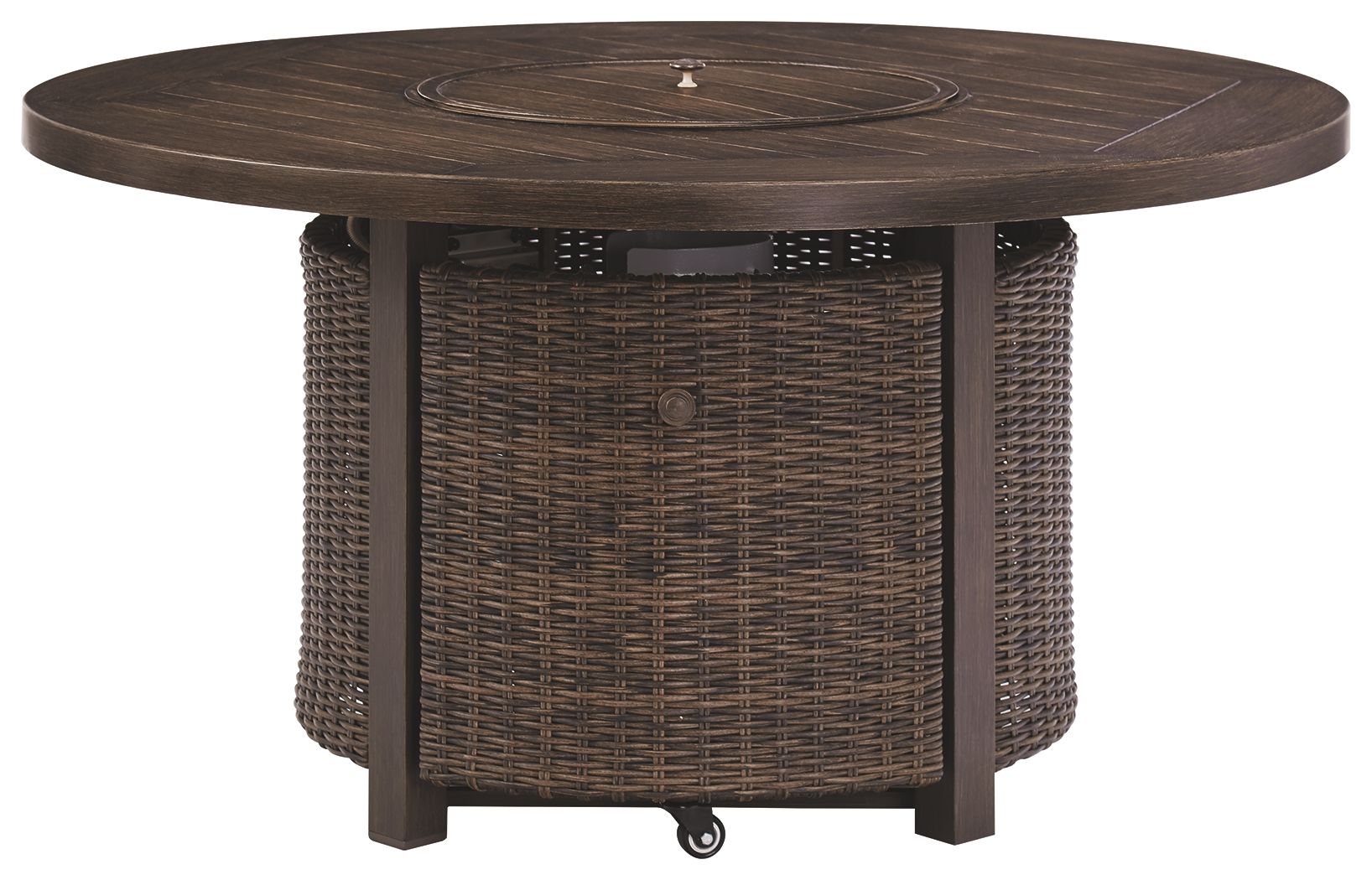 Paradise Trail - Round Fire Pit Table - Medium Brown - Image 2