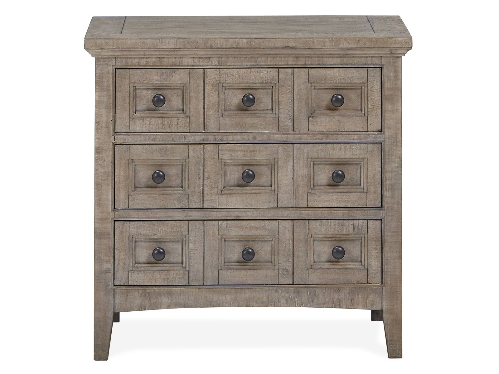 Paxton Place - Wood Drawer Nightstand - Dove Tail Gray - Image 2
