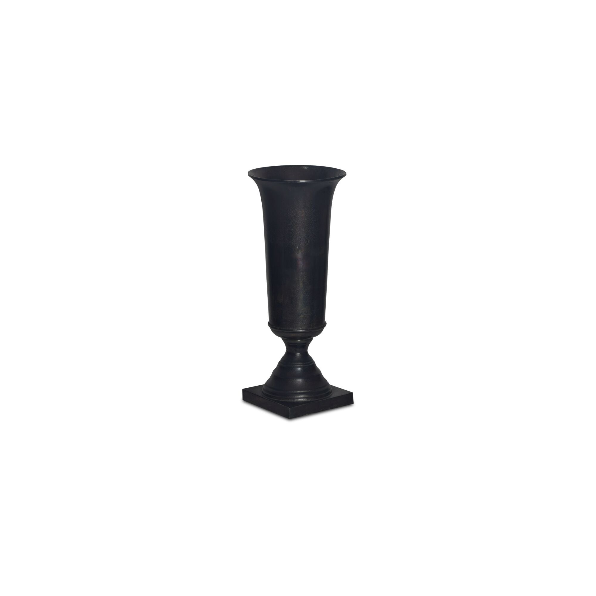 Cassia - Cast Aluminum Vase - Black - Image 2