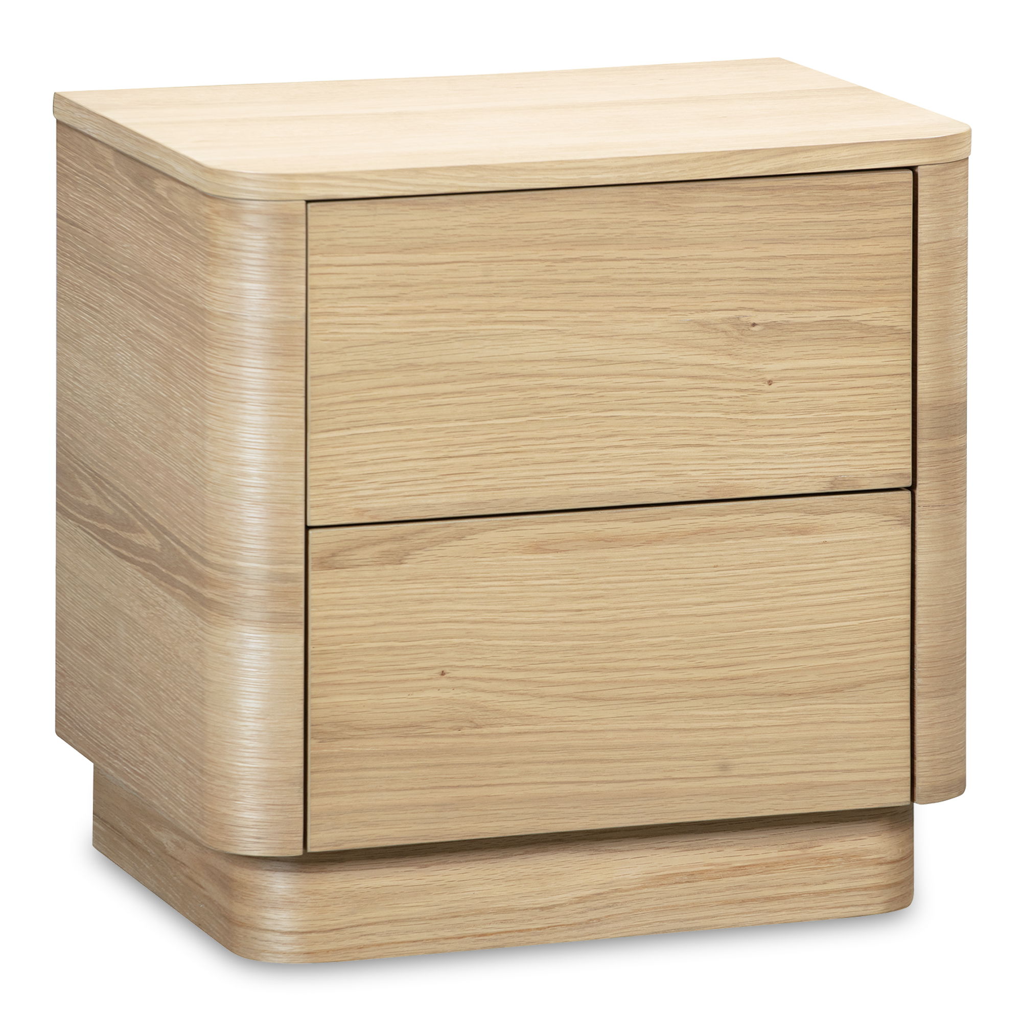 Round Off - Tall Nightstand - Light Brown - Image 2