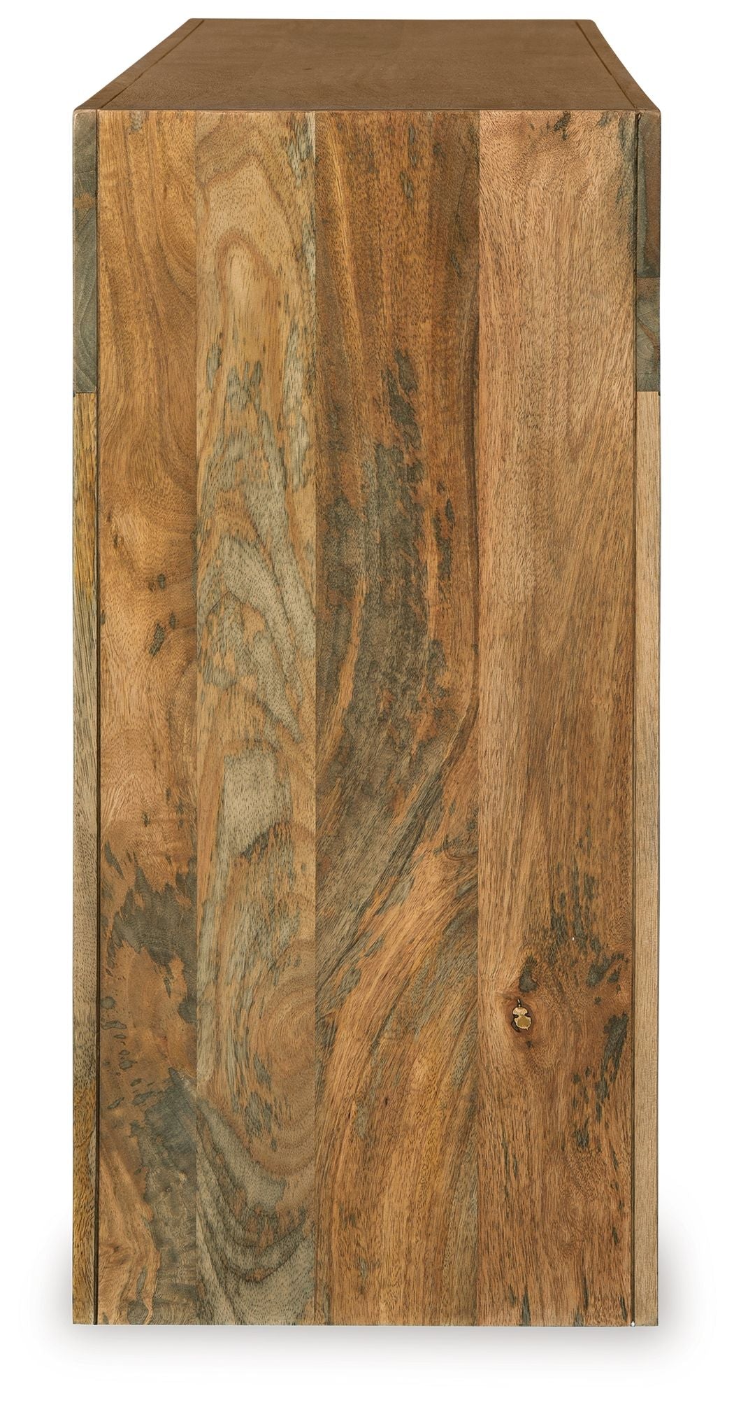 Luzmanacy - Console Sofa Table - Natural Brown - Image 2