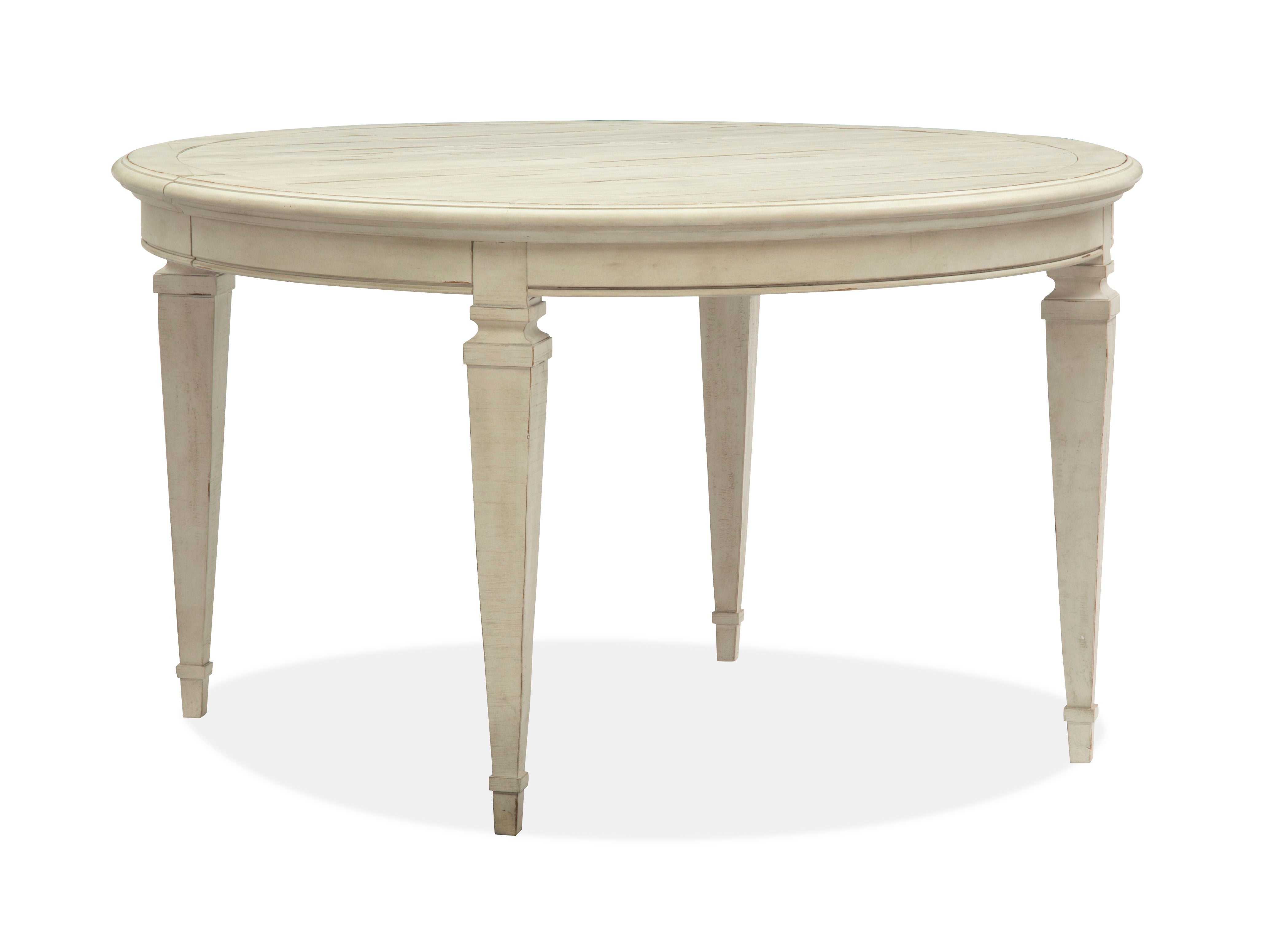 Newport - Round Dining Table - Alabaster - Image 1