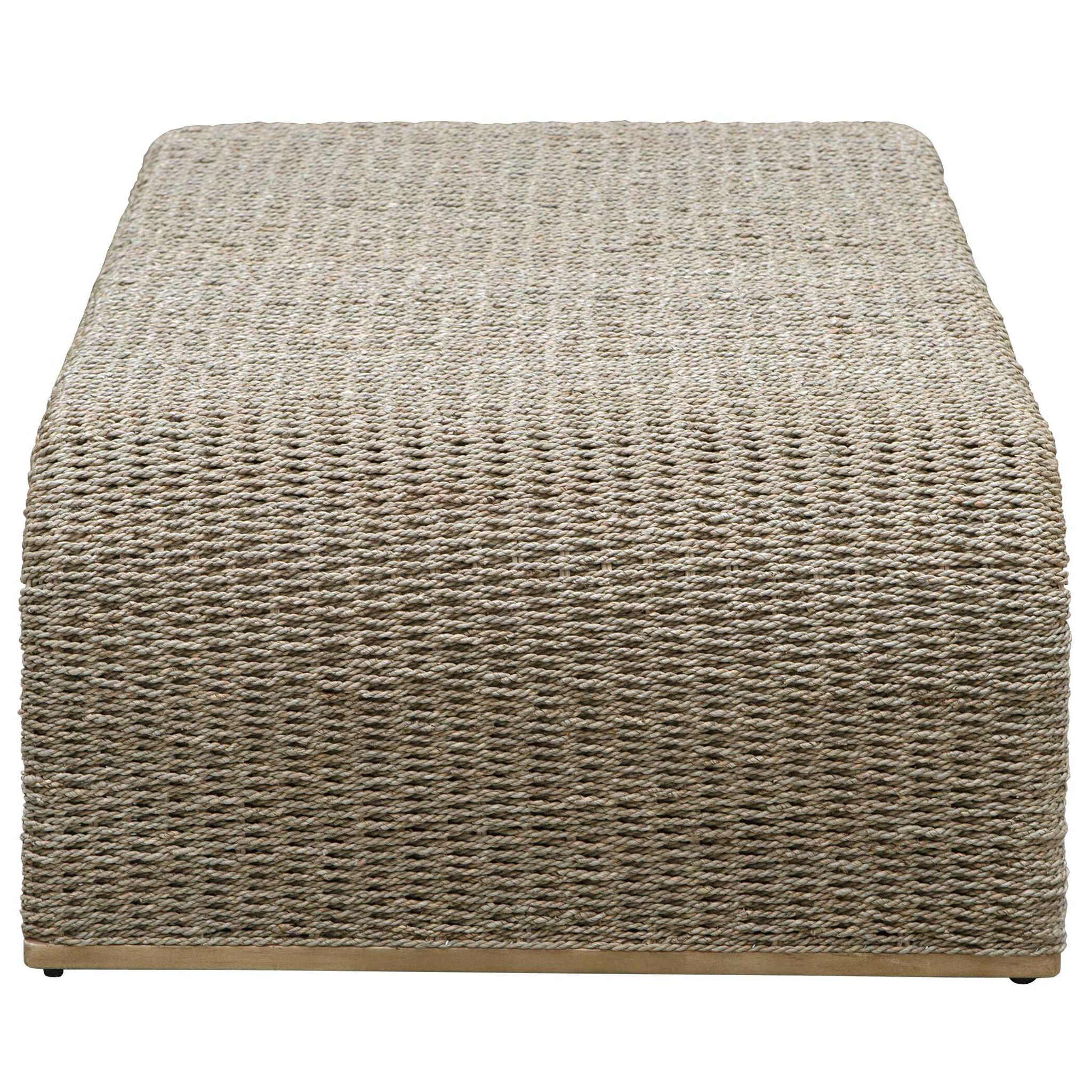 Calabria - Woven Seagrass Coffee Table - Image 2