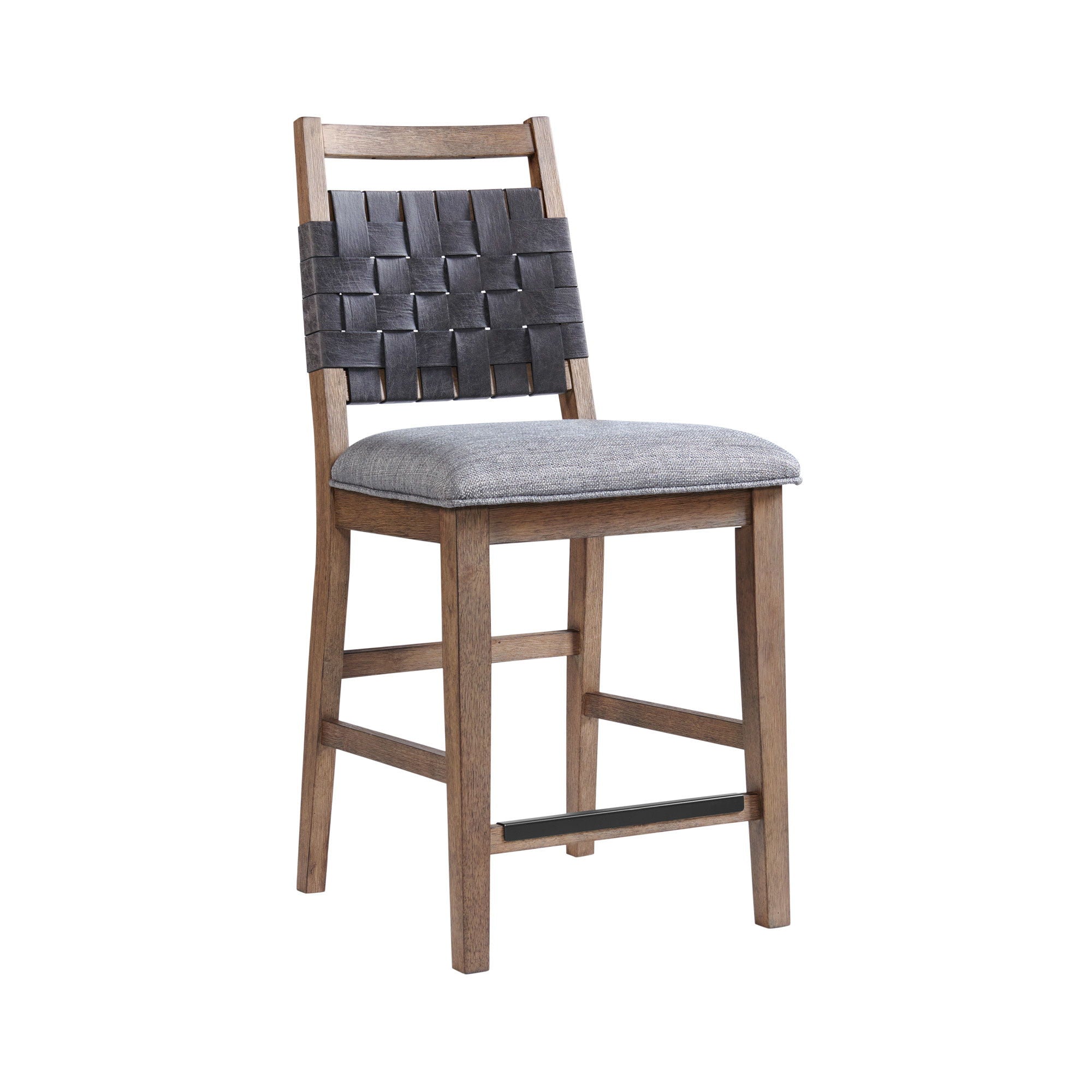 Oslo – Woven Stool – Weathered Chestnut