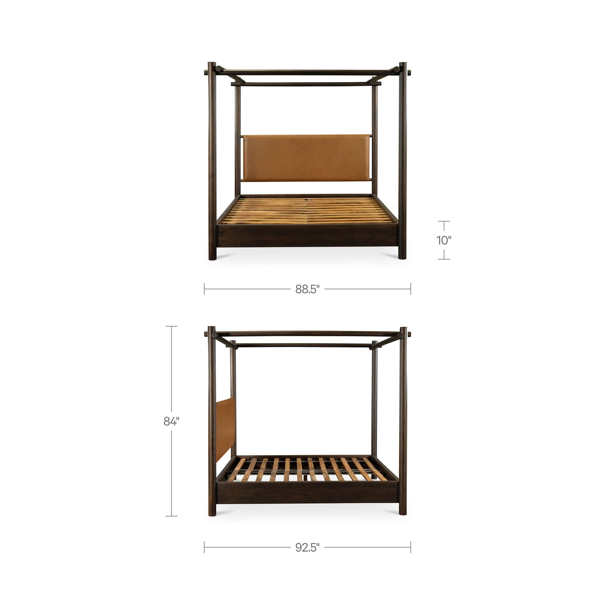 Devin - King Bed - Brown - Image 2