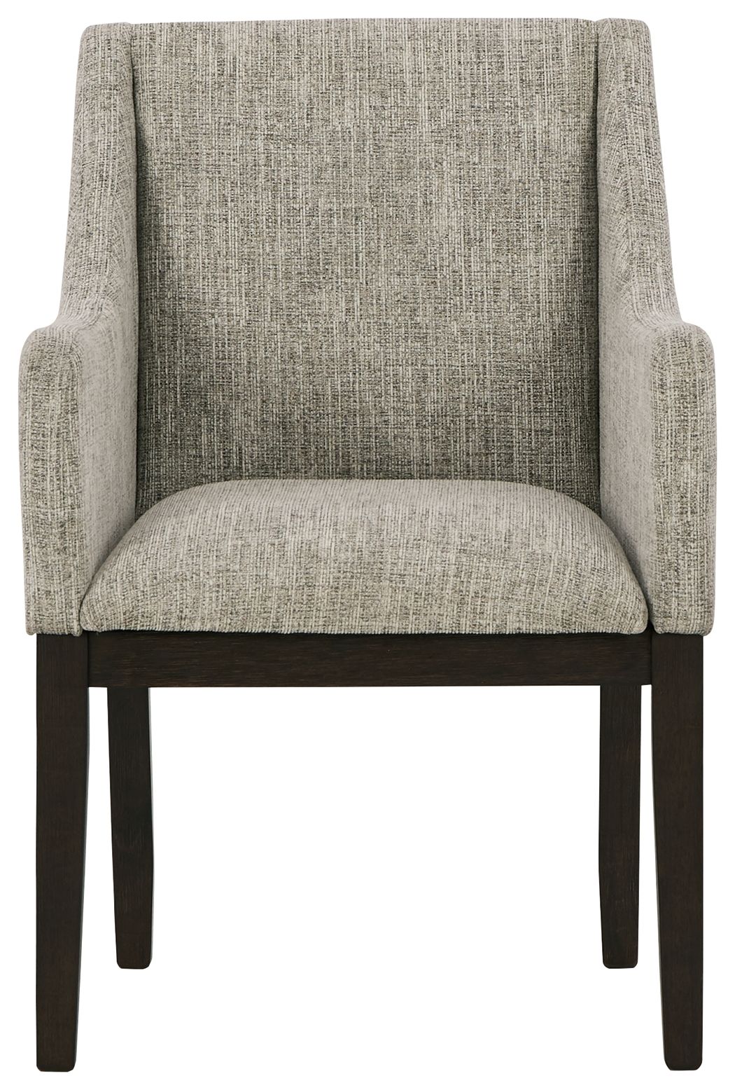 Burkhaus - Dining UPH Arm Chair (Set of 2) - Beige / Dark Brown - Image 2