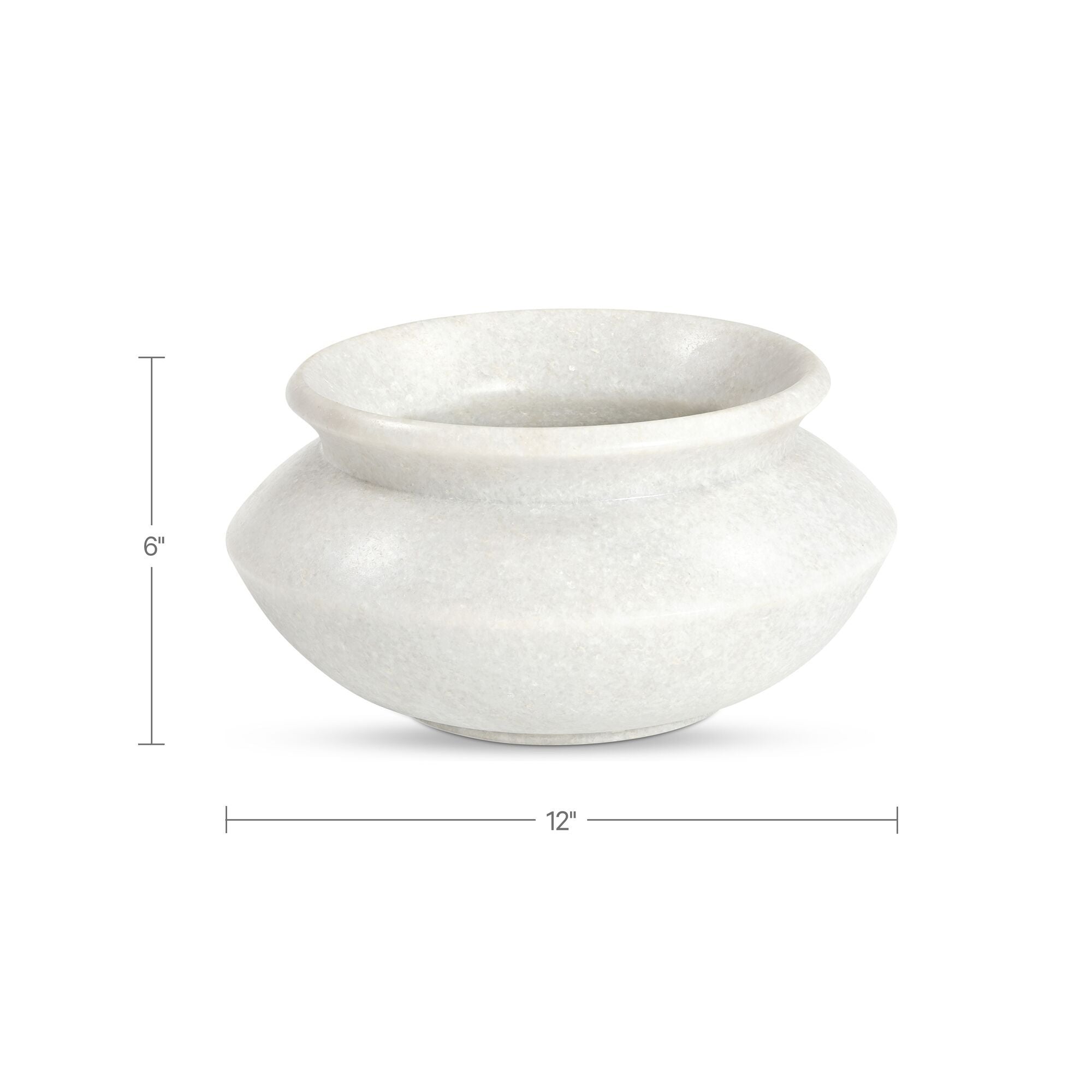 Romano - Vessel - White Marble - Image 2