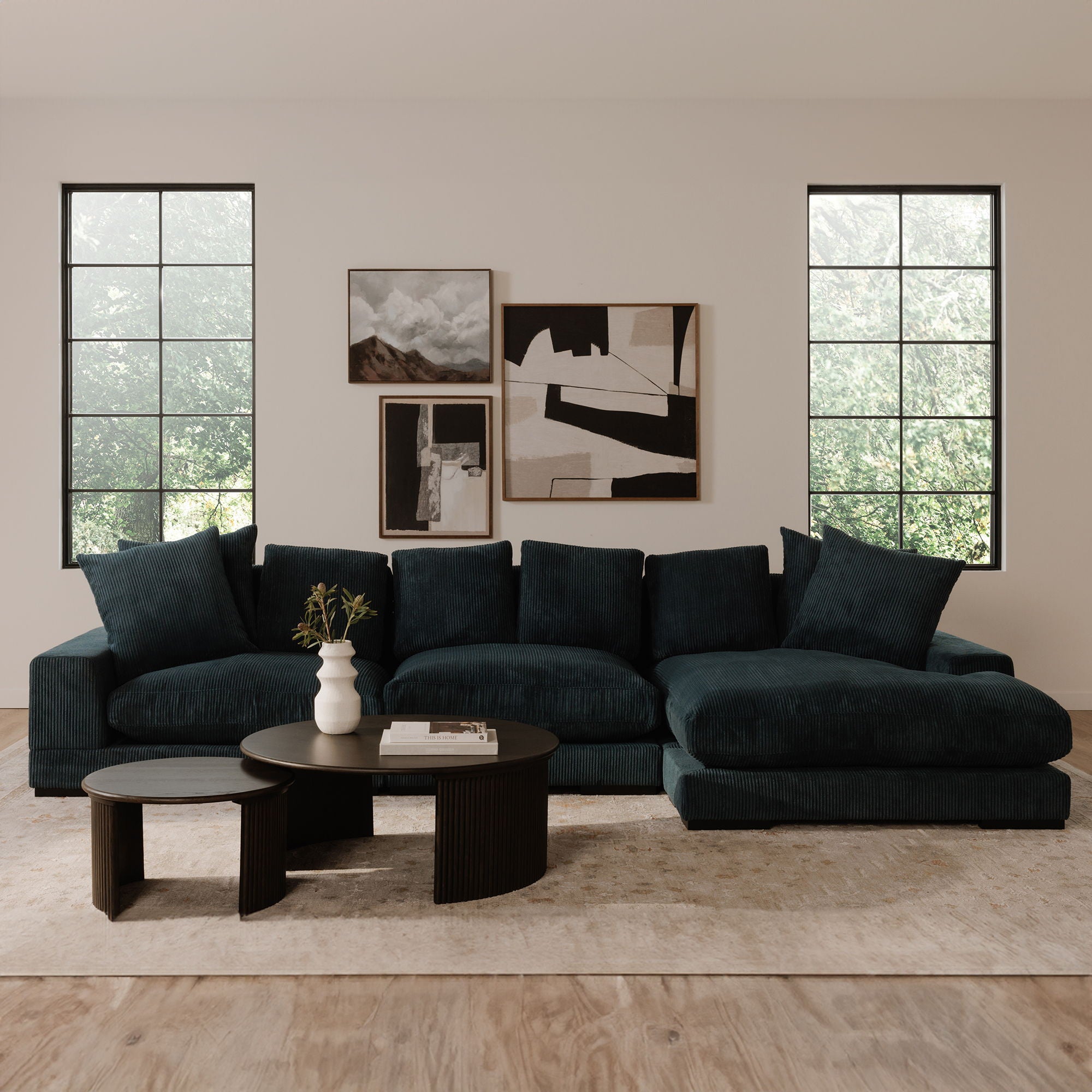 Penny - Large Coffee Table - Dark Brown - Image 2