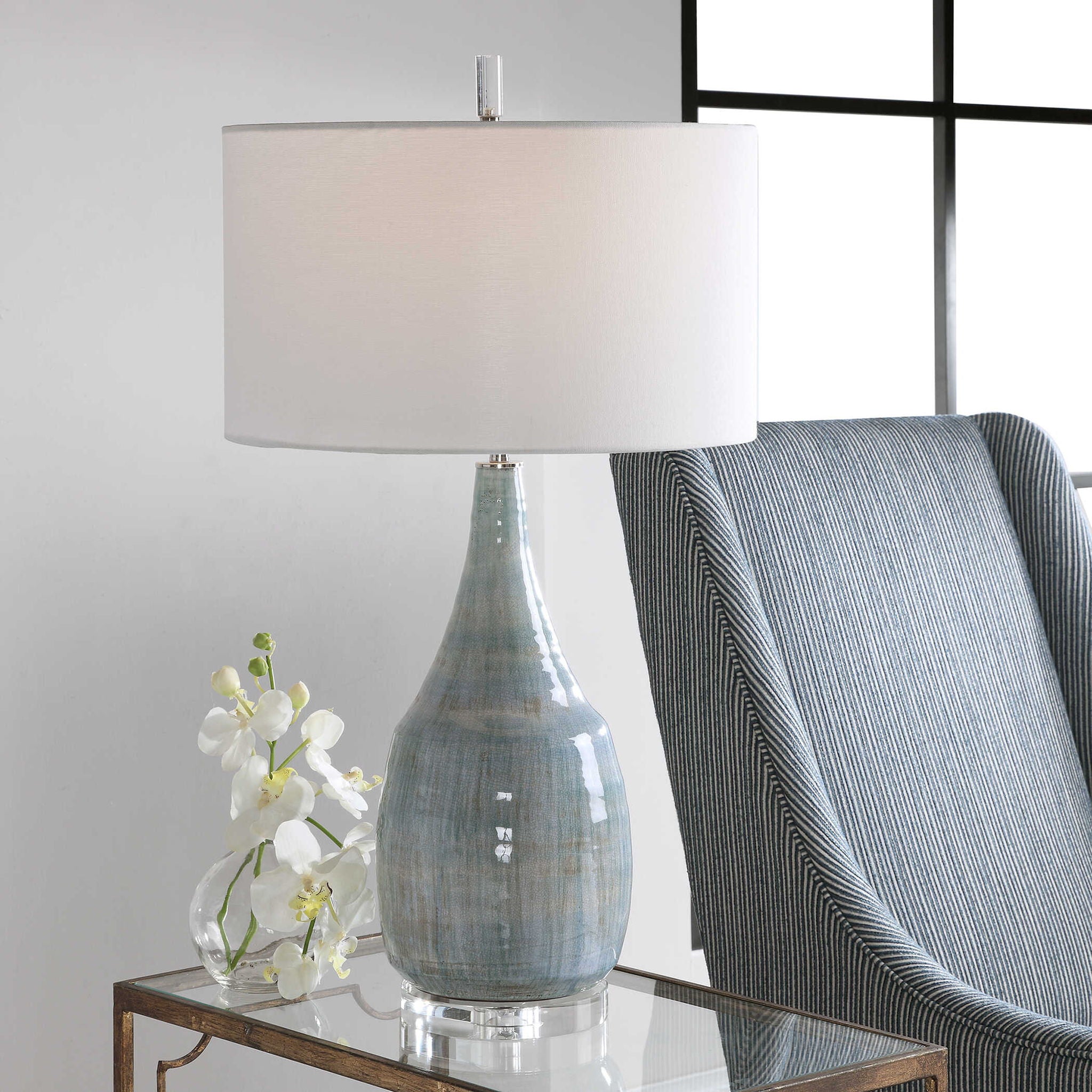 Rialta - Coastal Table Lamp - Light Blue - Image 2