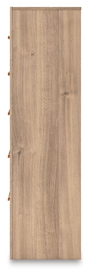 Kinlanni - Five Drawer Chest - Tan - Image 3