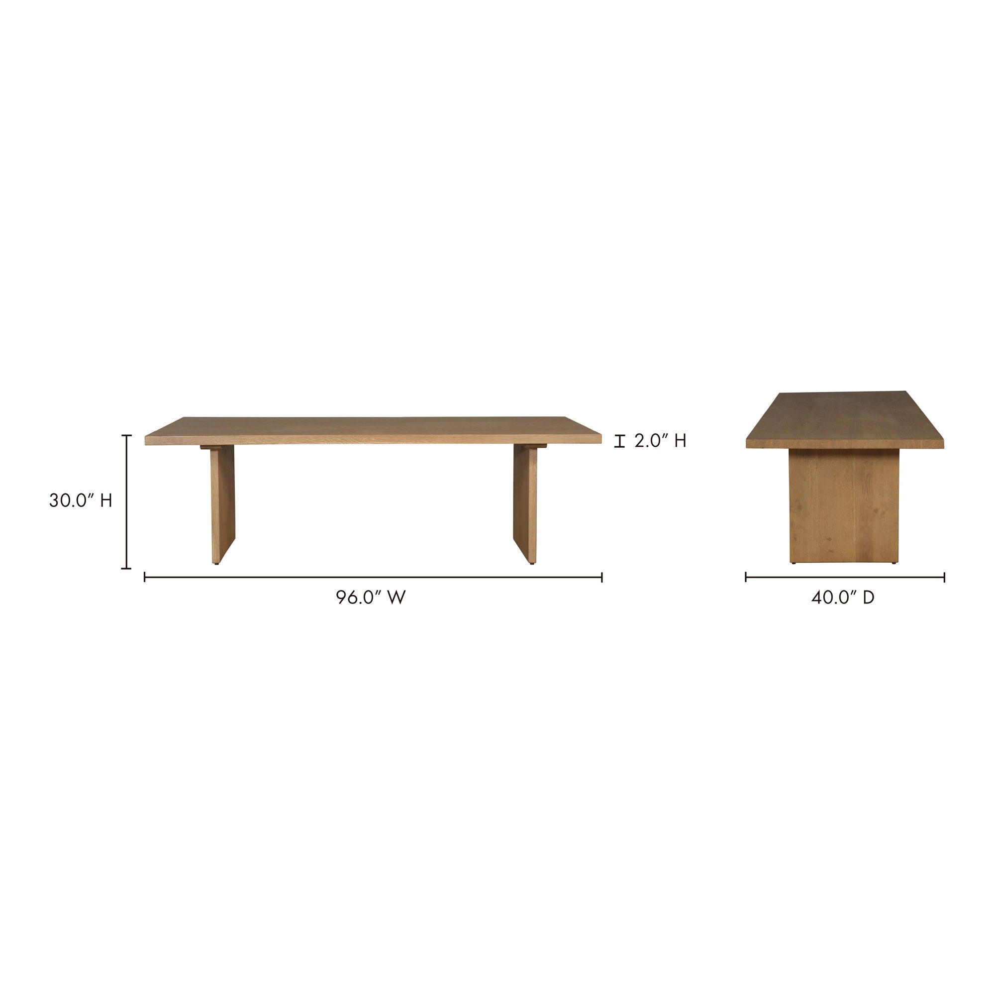 Koshi - Dining Table - Amber Oak - Image 2