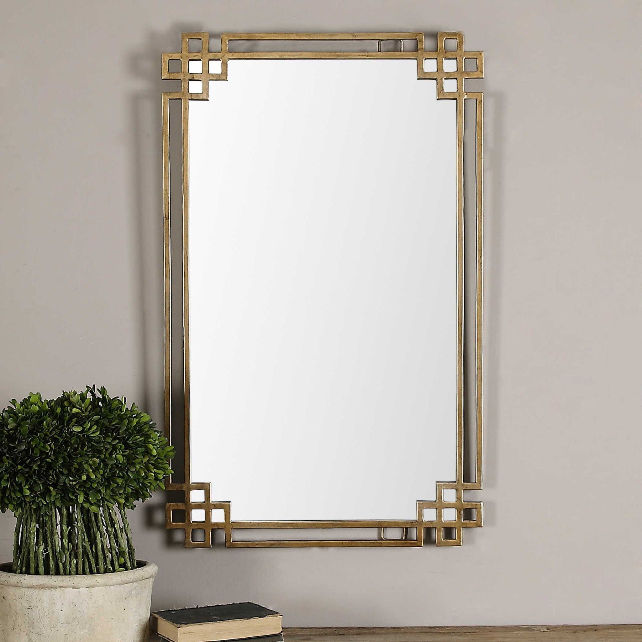 Devoll - Mirror - Antique Gold - Image 2