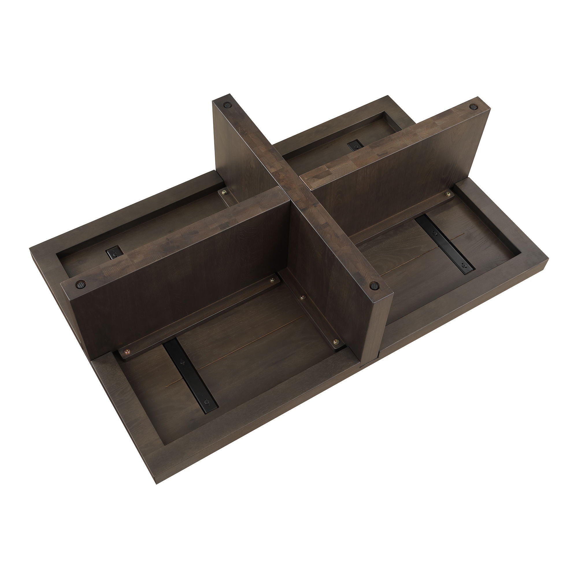 Folke - Rectangular Coffee Table - Dark Brown - Image 2