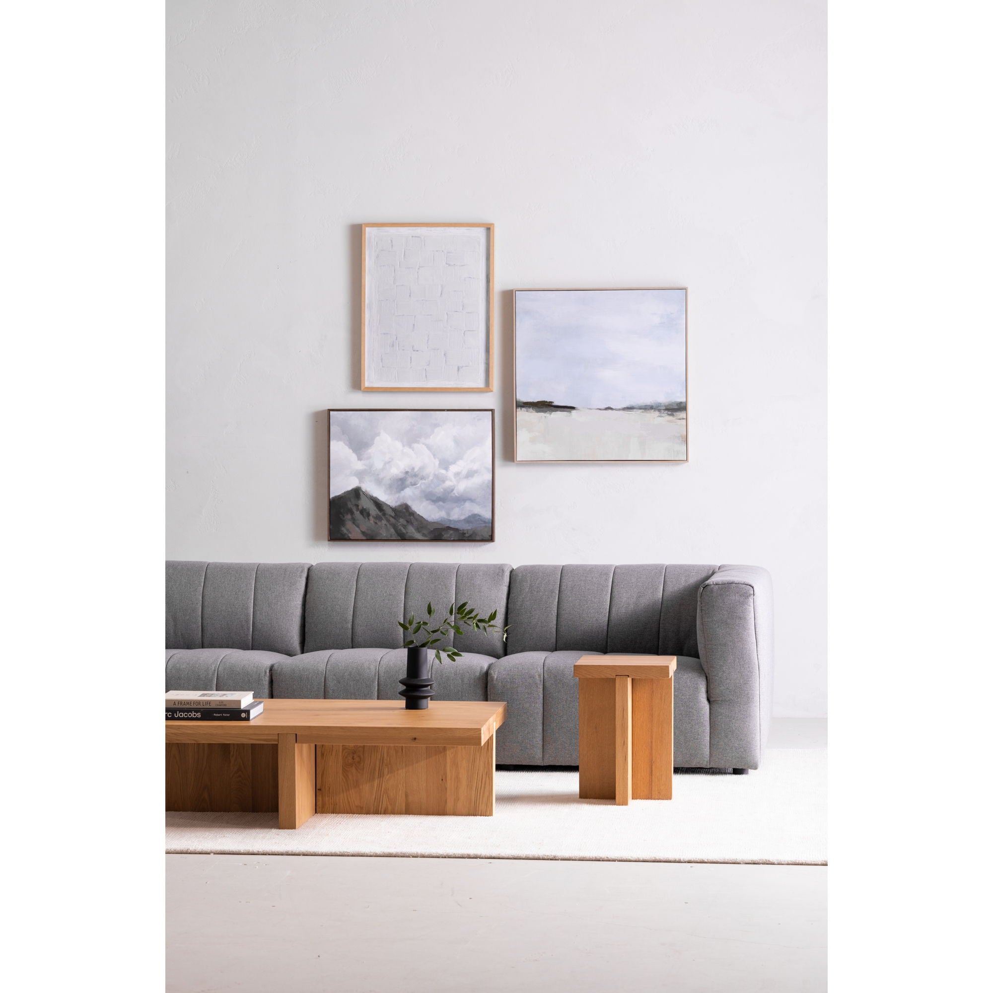 Grasslands - Framed Painting - White - Image 3