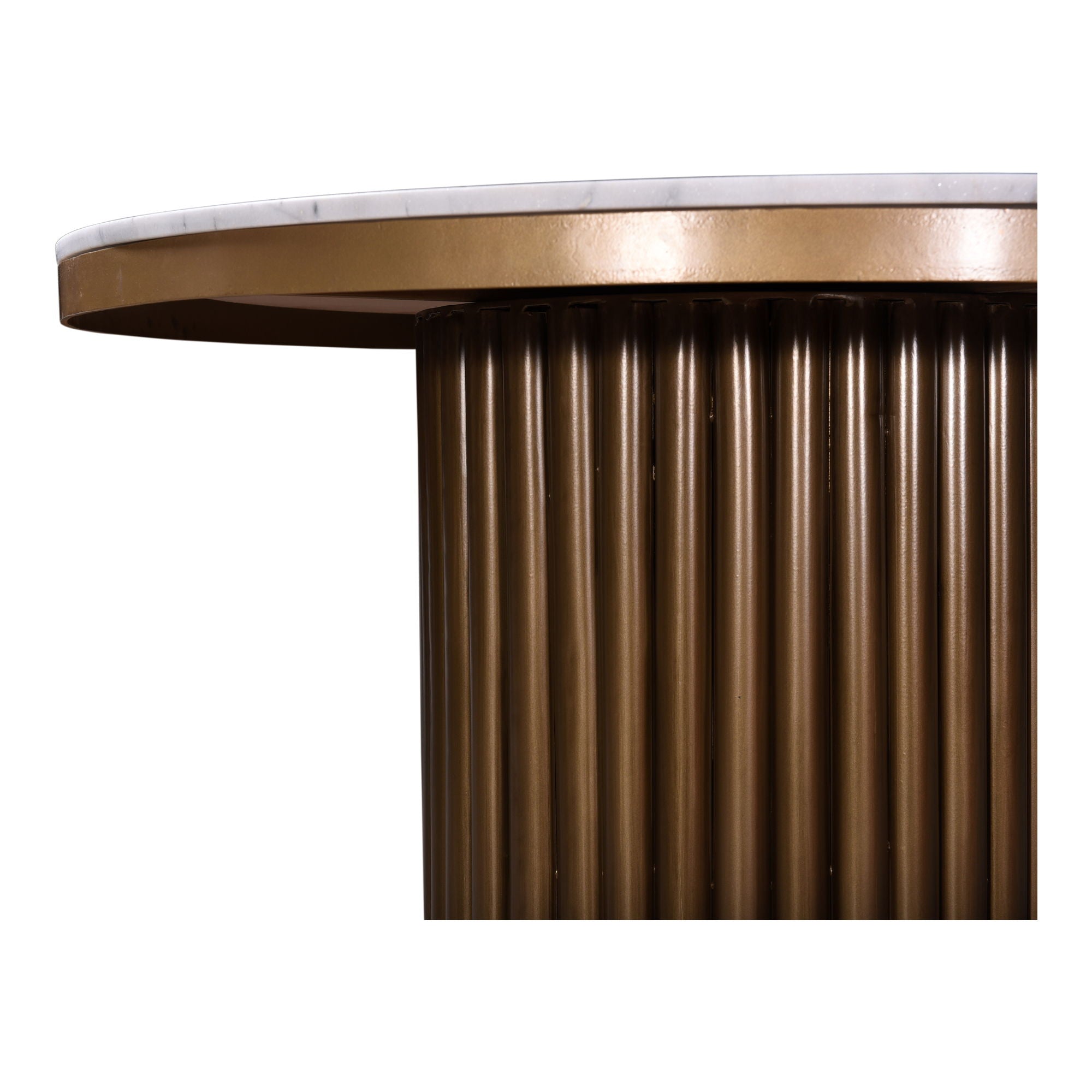 Tower - Dining Table - Antique Brass - Image 2