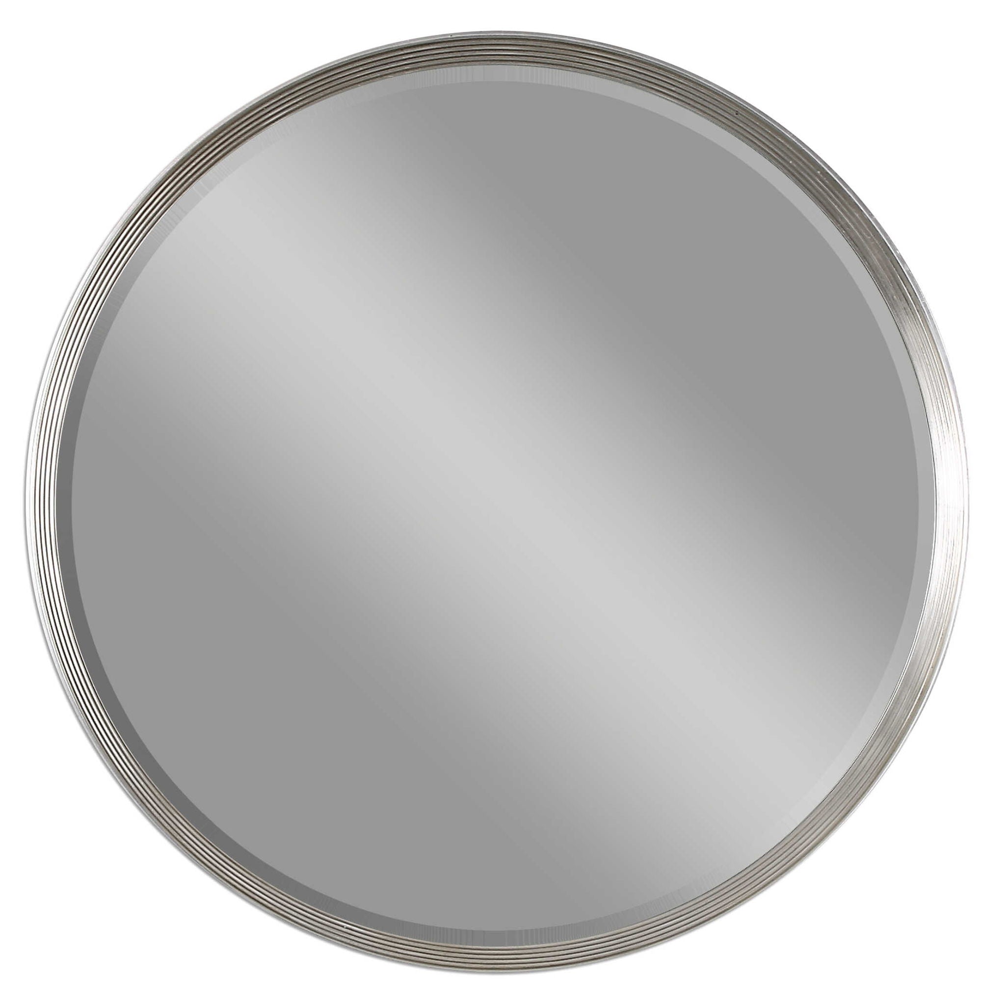Serenza - Round Mirror - Silver - Image 1