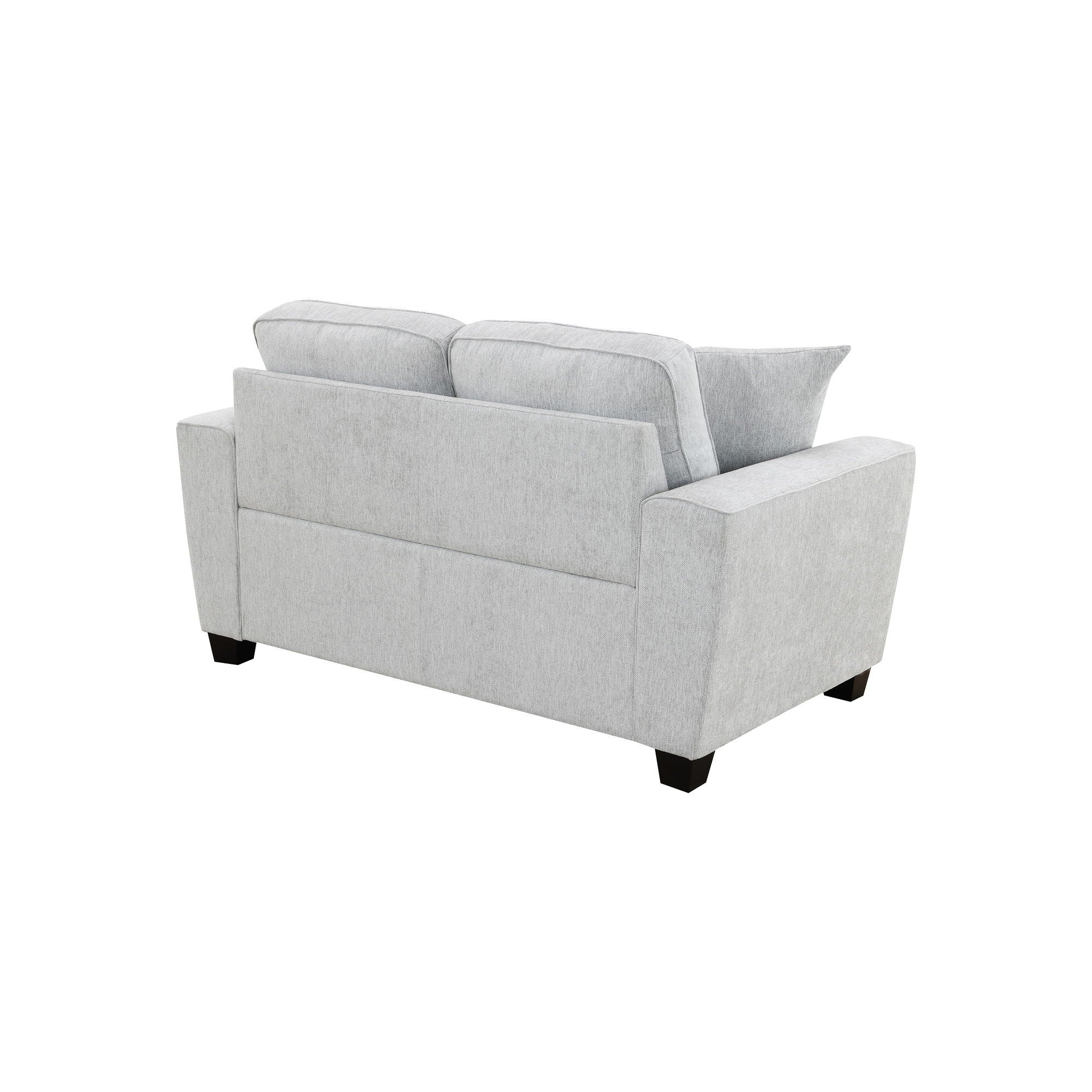 Ashbury - Loveseat With 2 Pillows - Soft Gray - Image 2