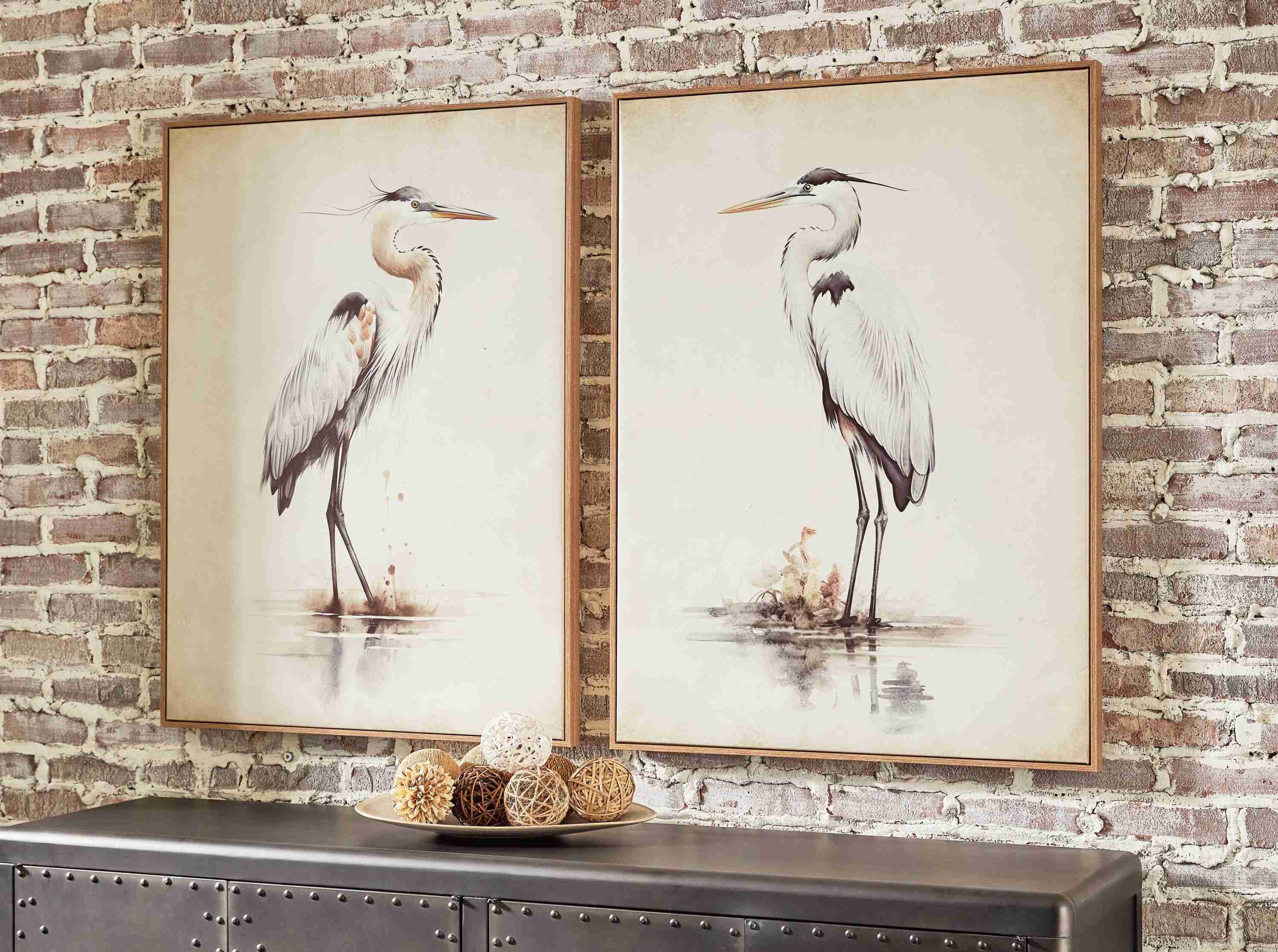 Aubinell - Wall Art Set (Set of 2) - Beige - Image 3