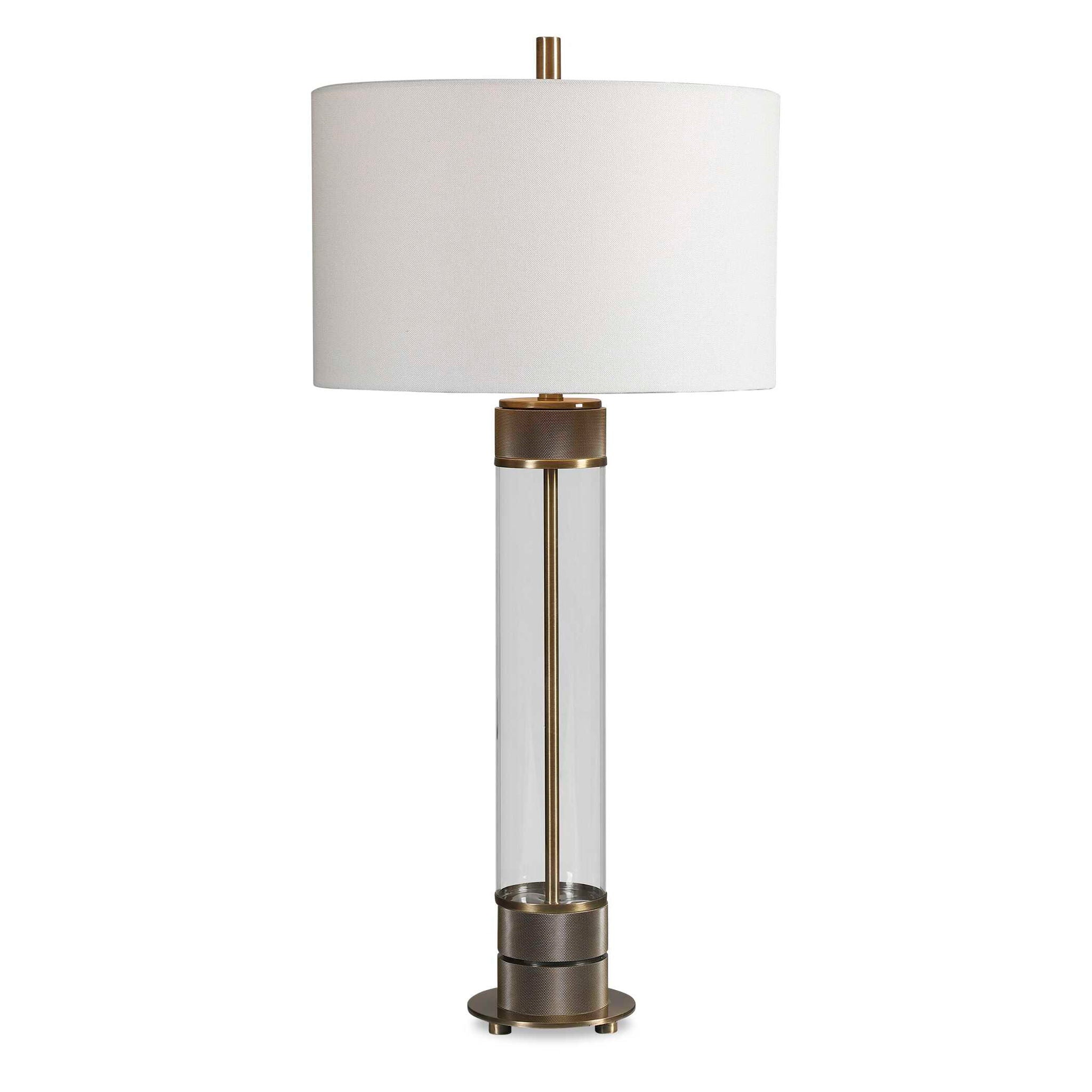 Anmer – Industrial Table Lamp – Light Brown