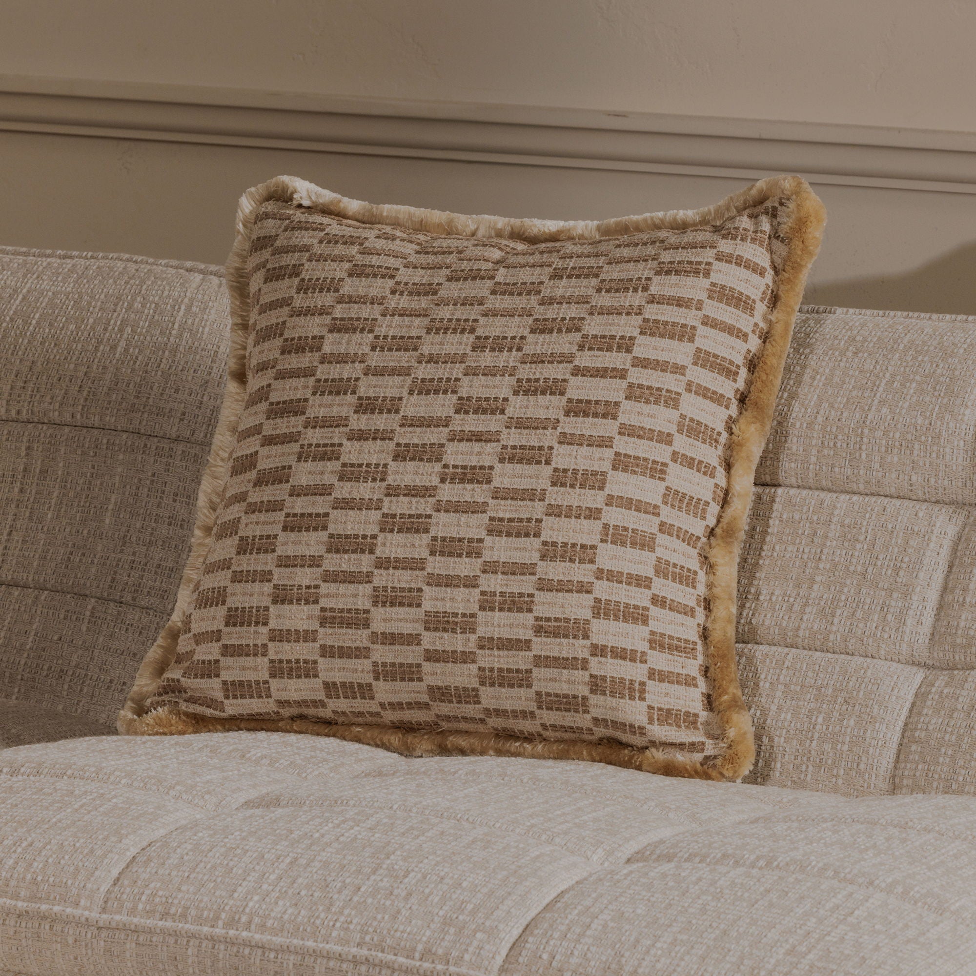 Leone - Accent Pillow - Taupe - Image 2