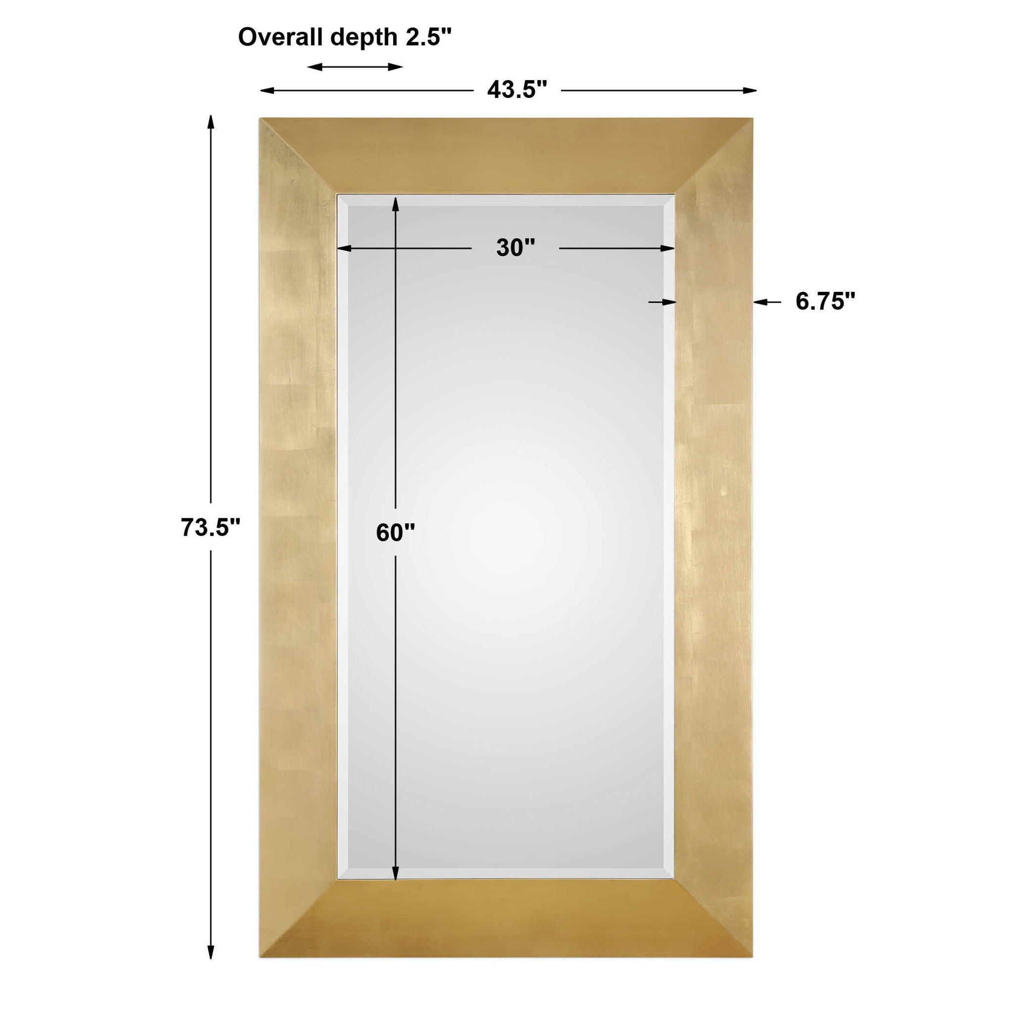 Chaney - Mirror - Gold - Image 2