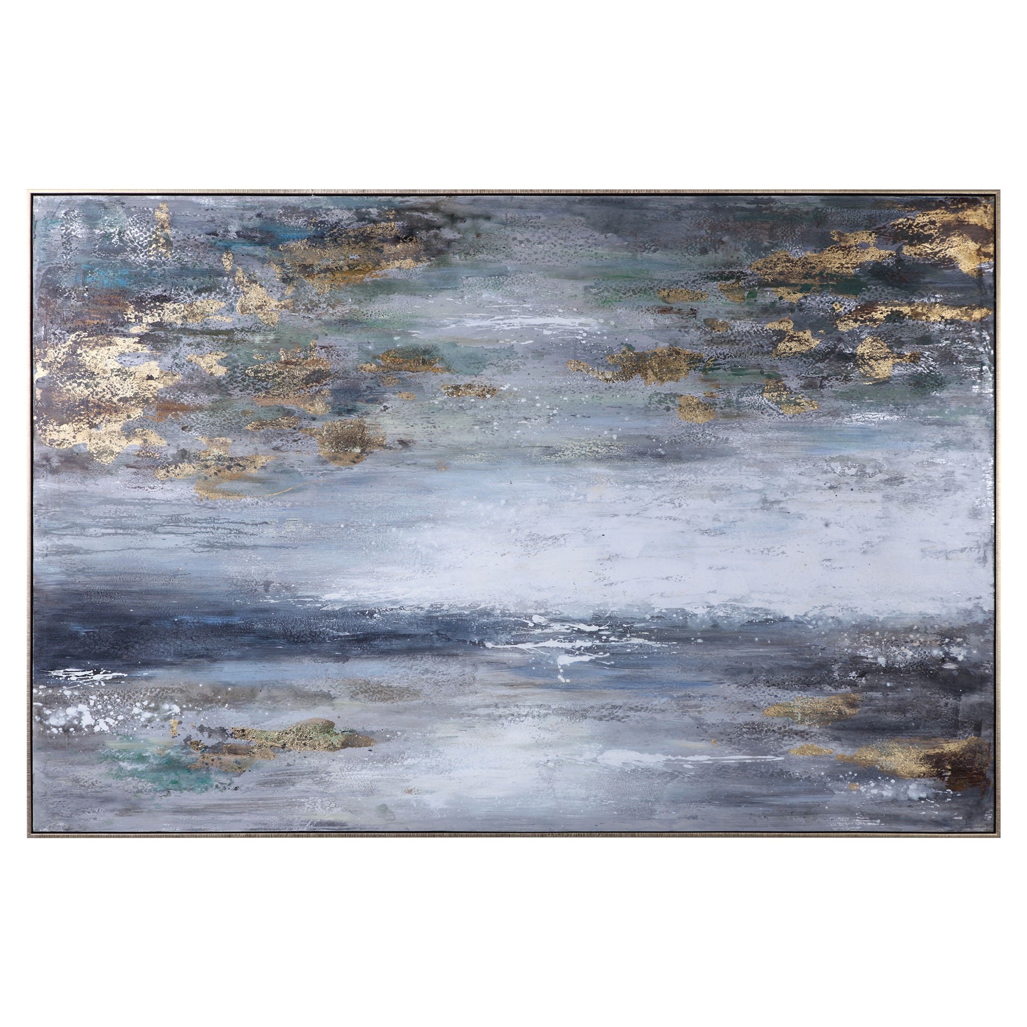 Dawn To Dusk – Hand Painted Art – Blue