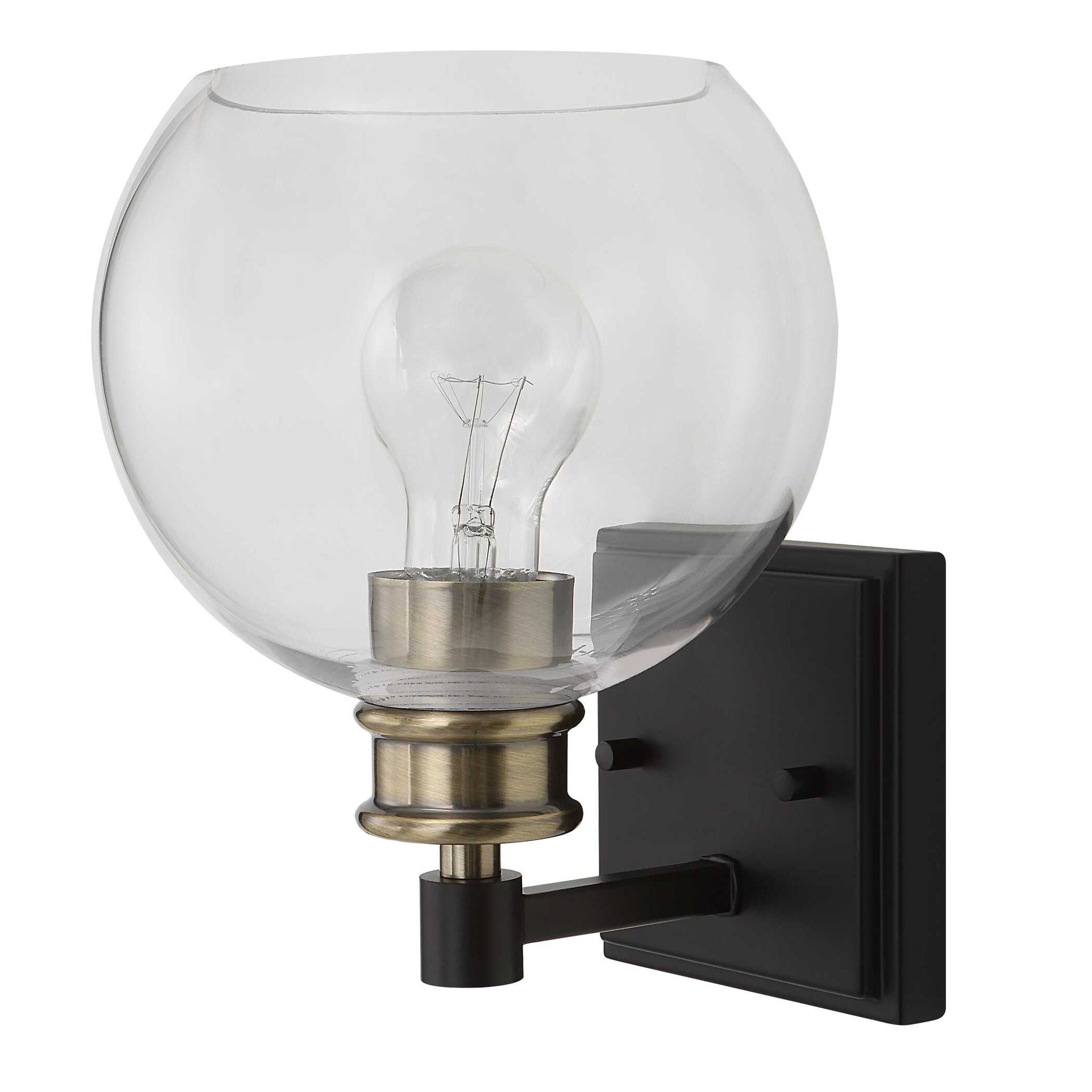 Kent - Edison 1 Light Sconce - Black - Image 2