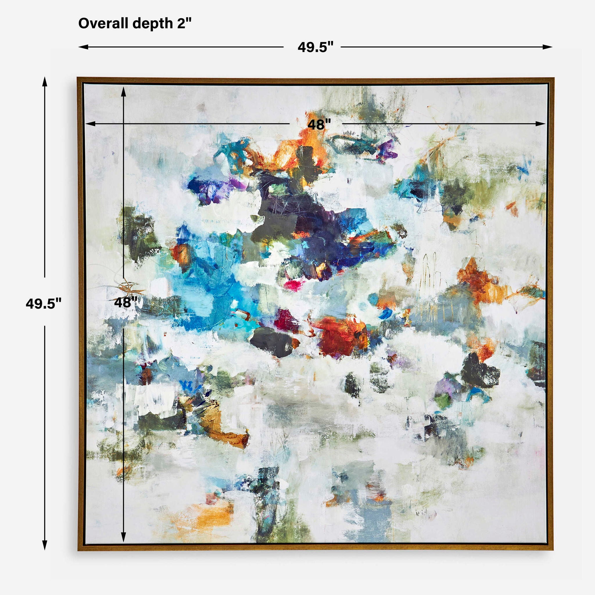 Rock & Roll - Framed Abstract Art - Gray - Image 2