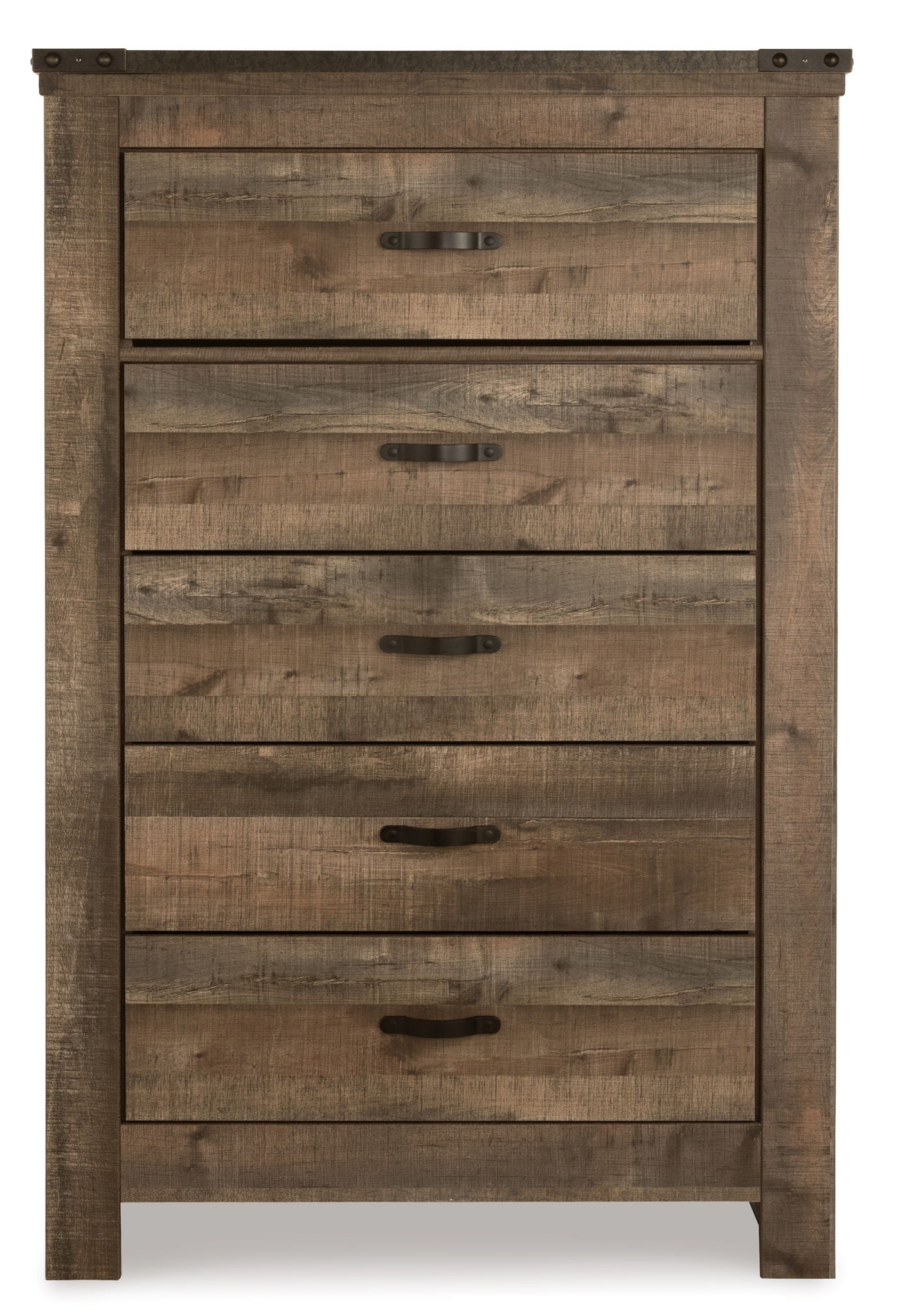 Trinell - Five Drawer Chest - Brown - Image 3