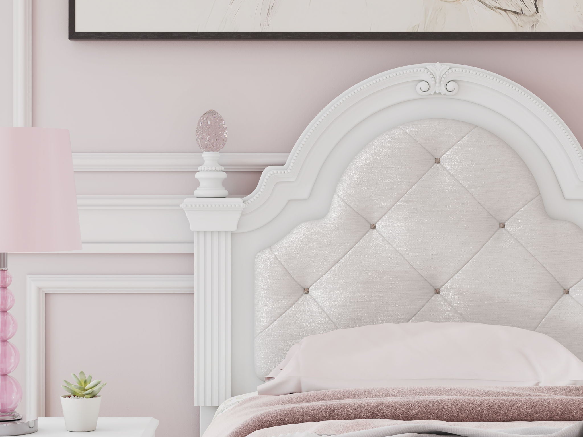 Kozlani - Upholstered Panel Headboard - Image 2