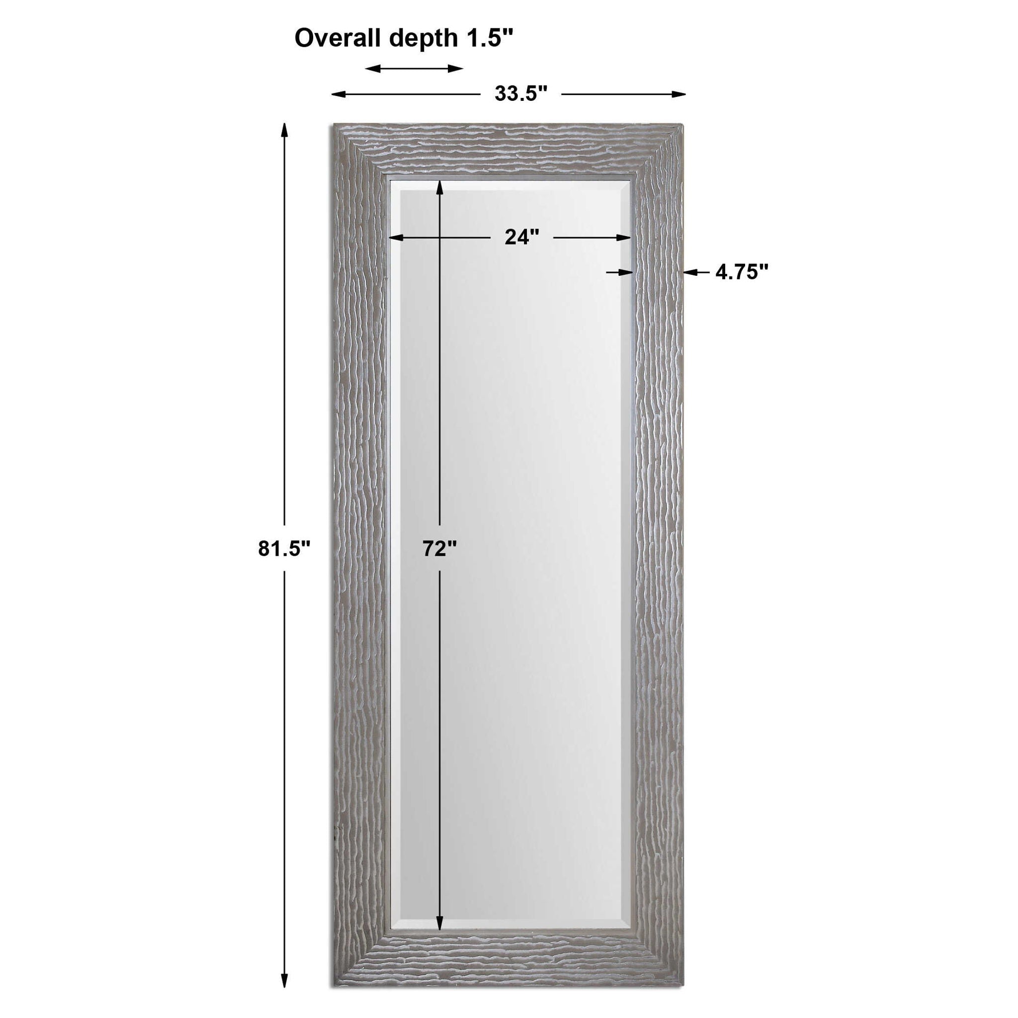 Amadeus - Large Mirror - Silver - Image 2