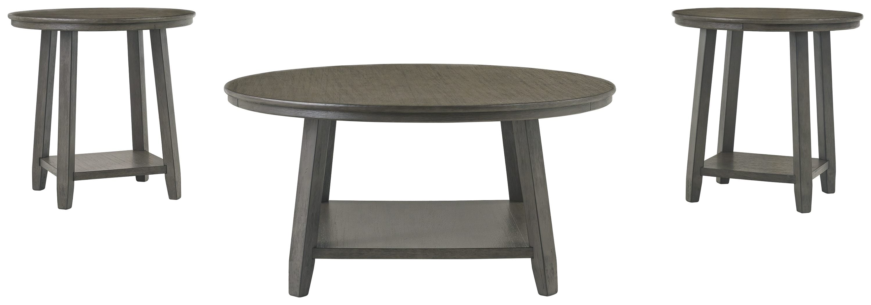 Caitbrook – Occasional Table Set (Set of 3) – Gray
