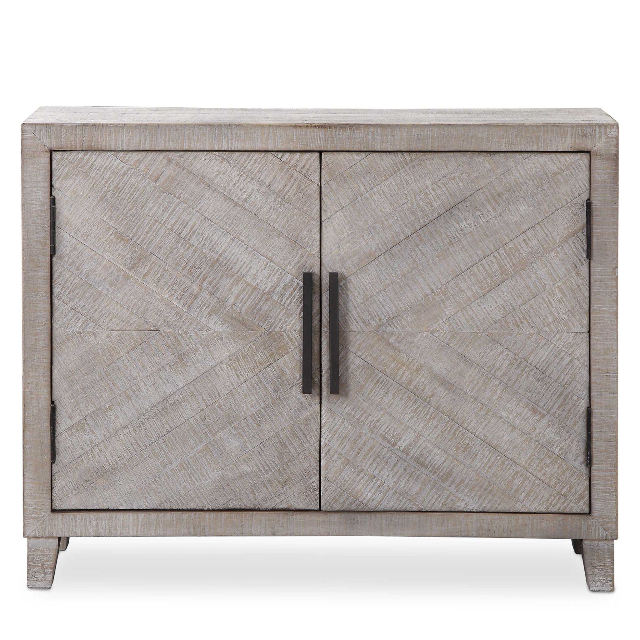 Adalind – Washed Accent Cabinet – White Washed
