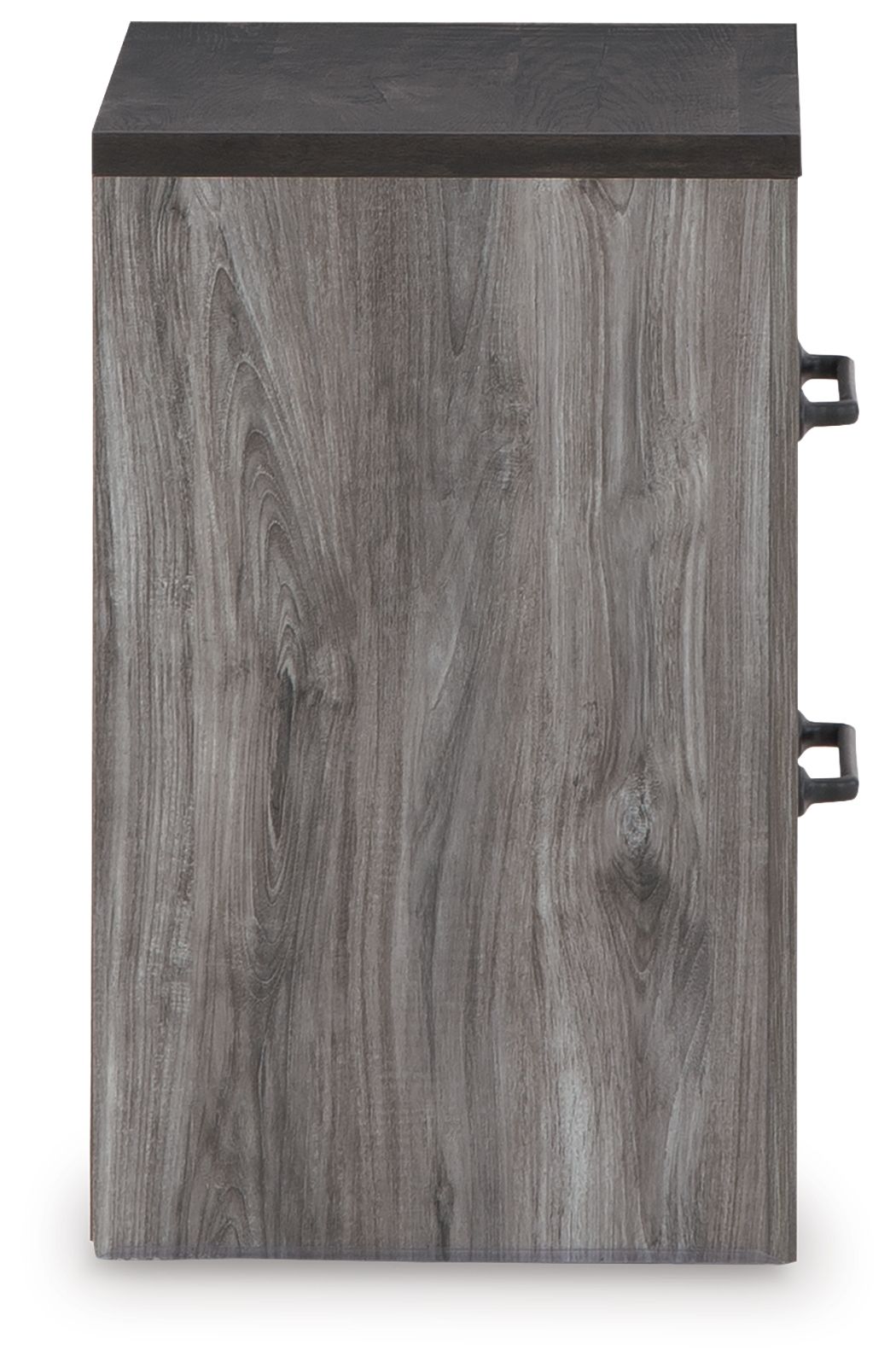Bronyan - Two Drawer Night Stand - Dark Gray - Image 2