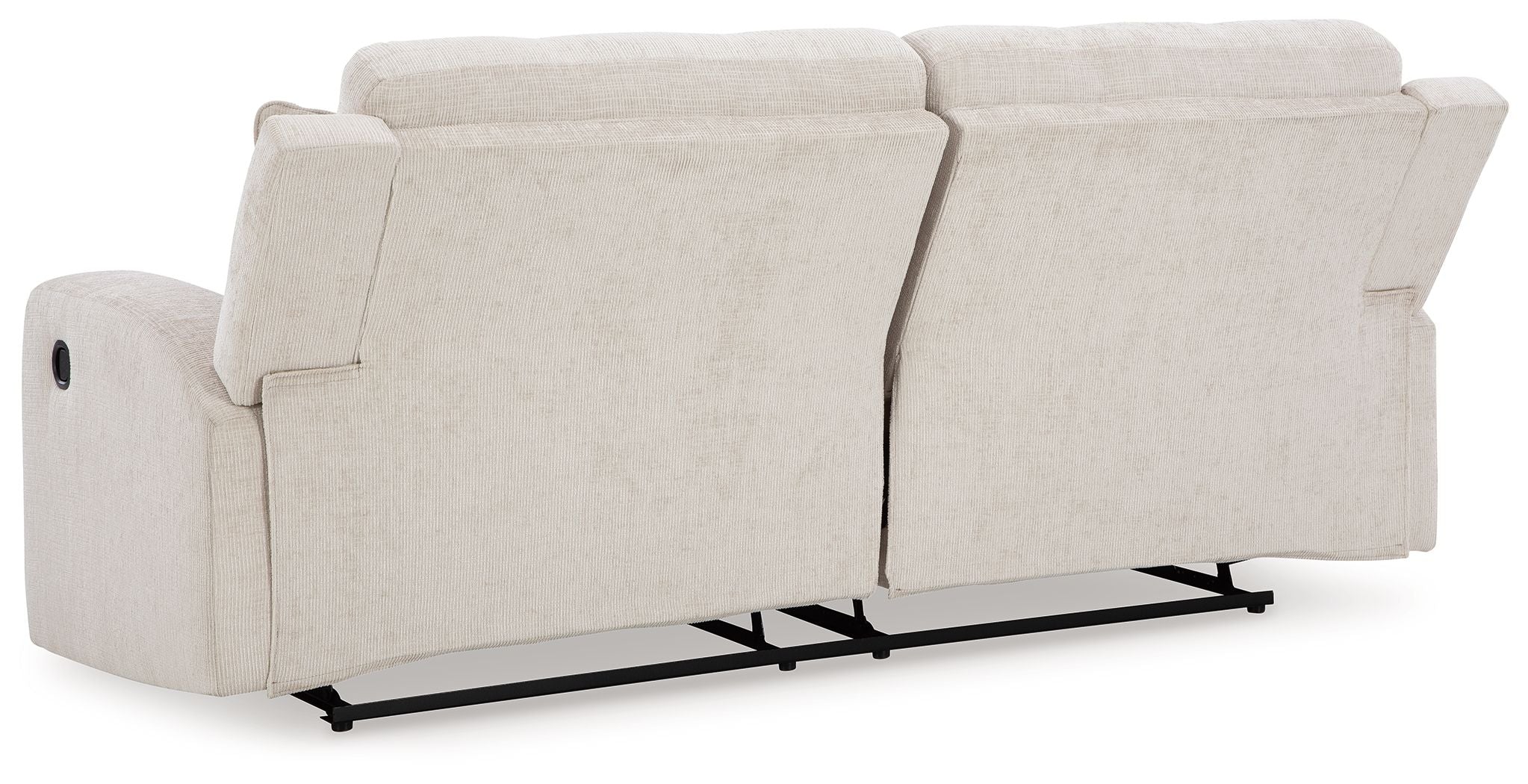 Danum - 2 Seat Reclining Sofa - Fabric - Stone - Image 2
