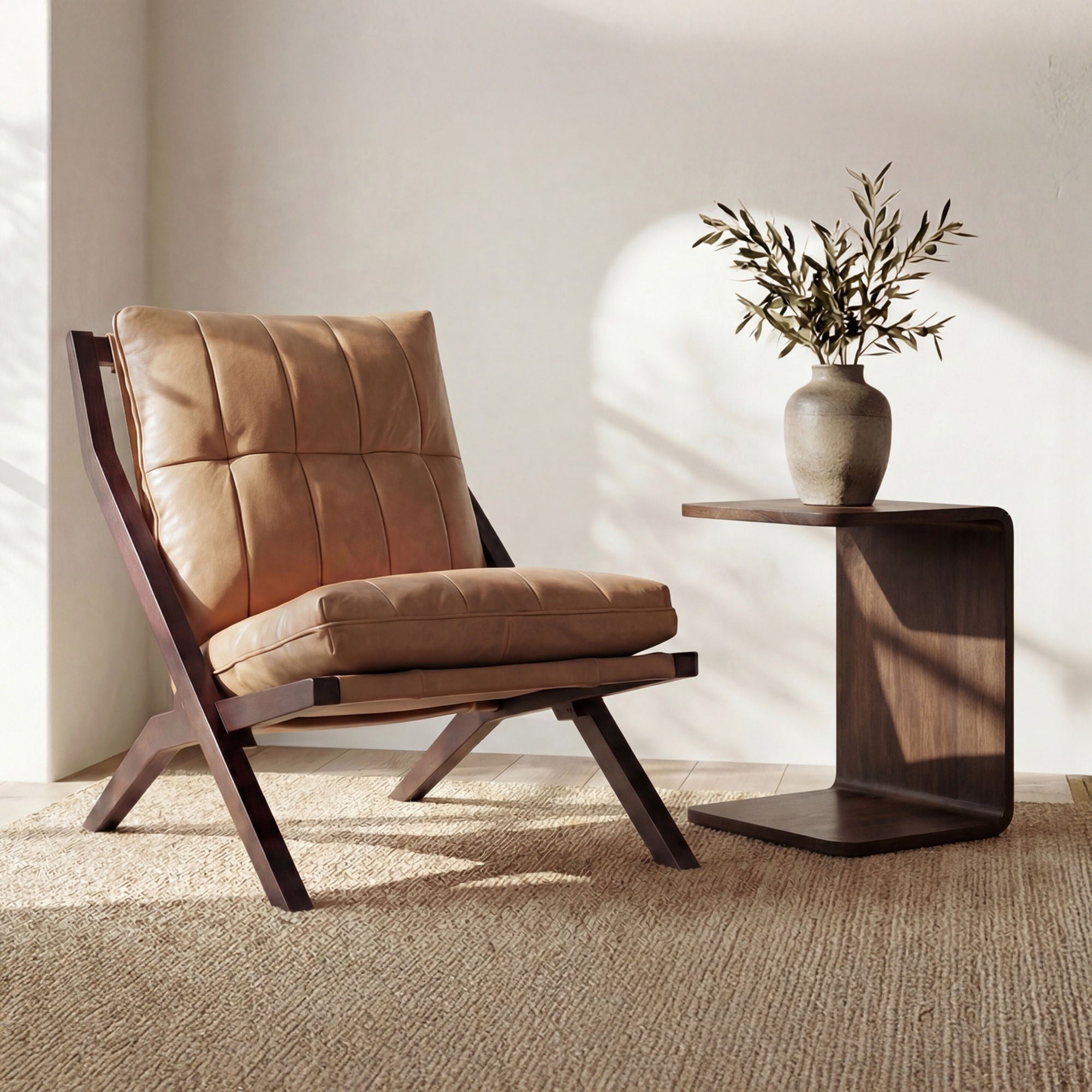 Carrie - Side Table - Dark Brown - Image 1