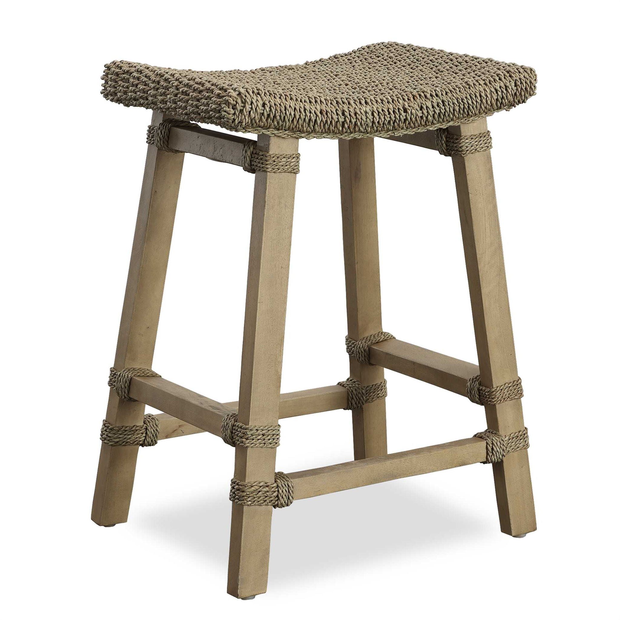 Everglade - Sea Grass Counter Stool - Beige - Image 2