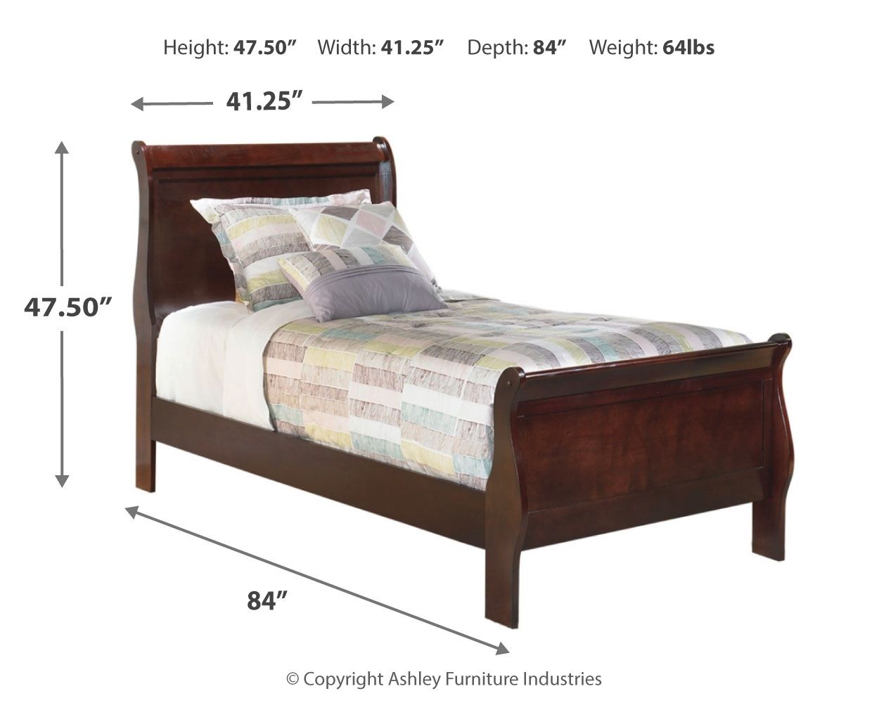 Alisdair - Sleigh Bed Set - Image 3