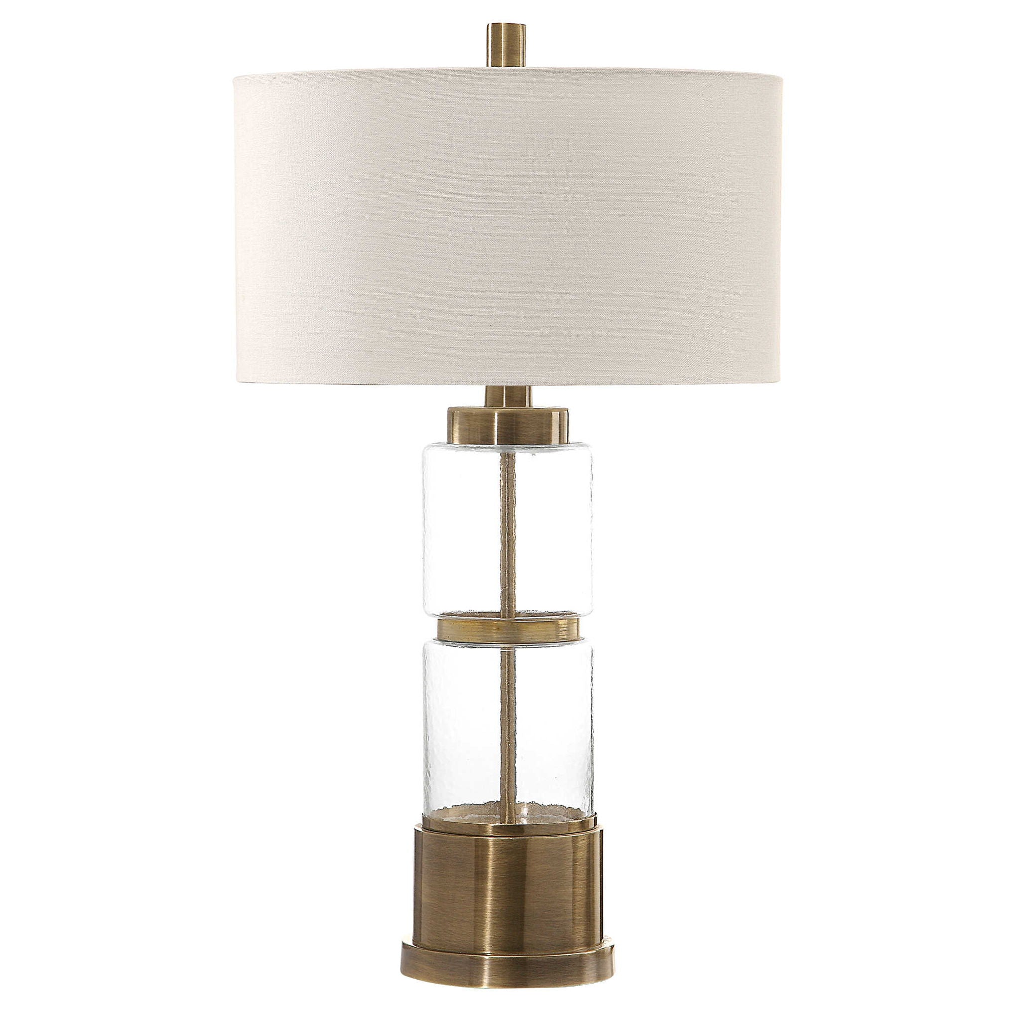 Vaiga - Glass Column Lamp - Gold - Image 2