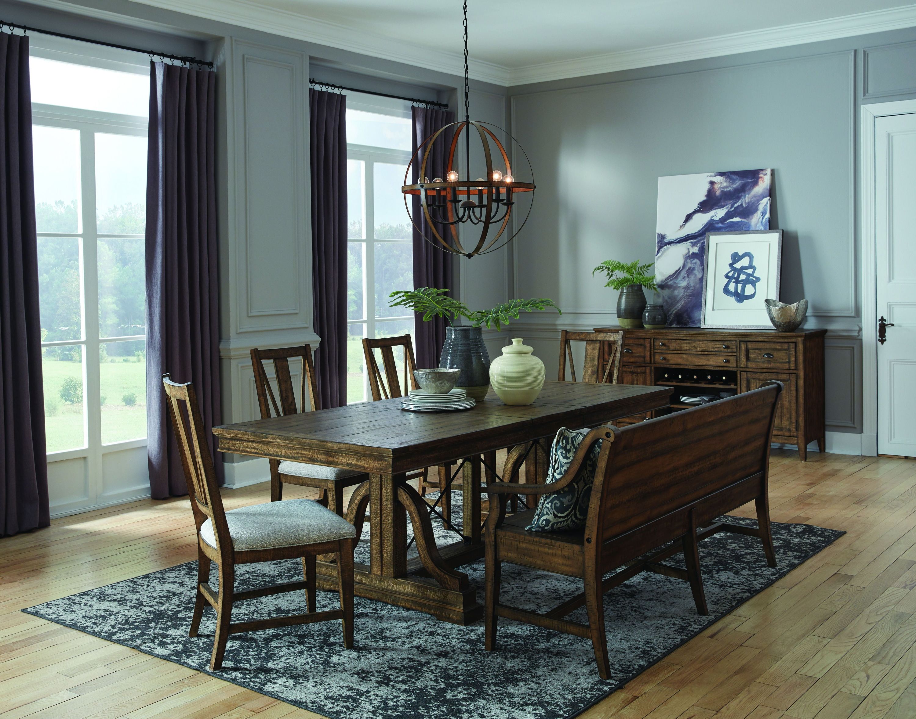 Bay Creek - Trestle Dining Table - Toasted Nutmeg - Image 2