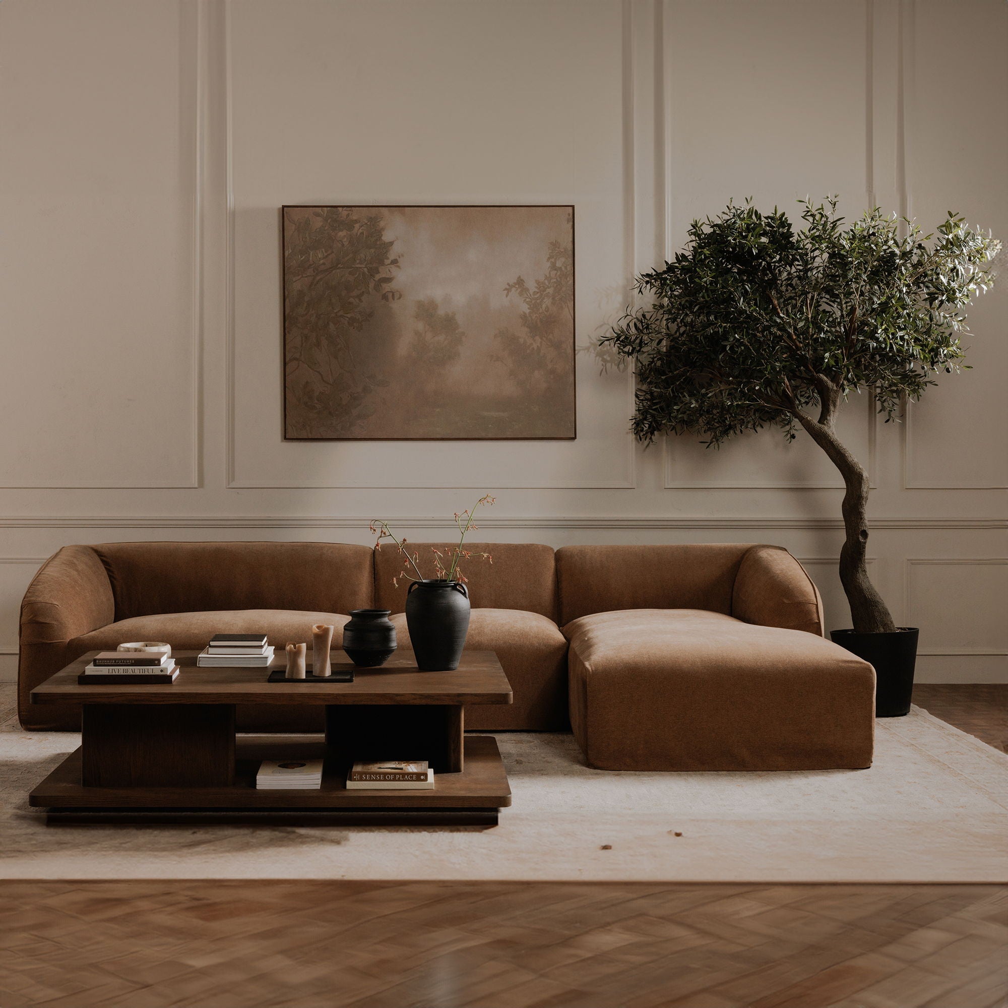 Casey - Large Coffee Table - Dark Brown - Image 2